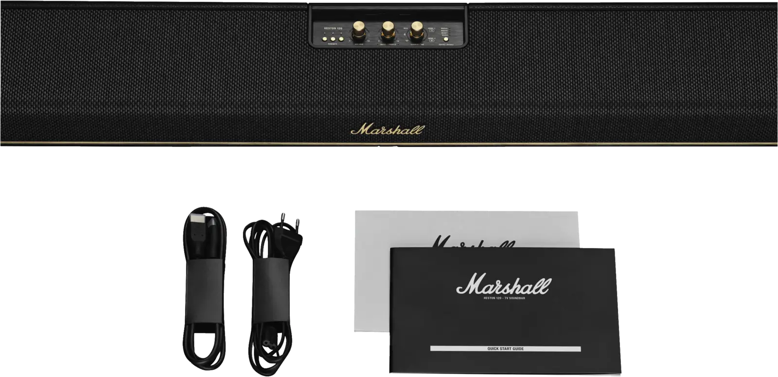 Marshall Heston 120 TV Soundbar Black