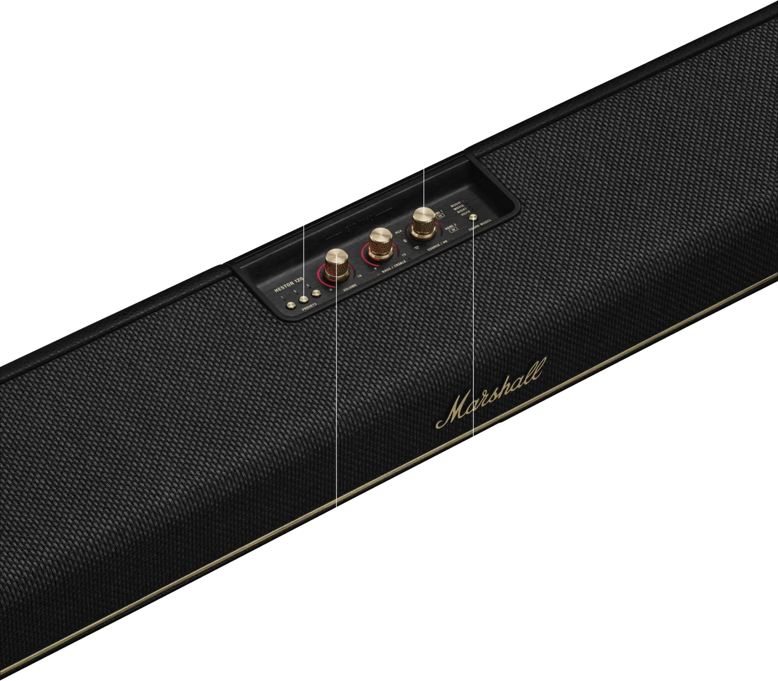 Marshall Heston 120 TV Soundbar Black