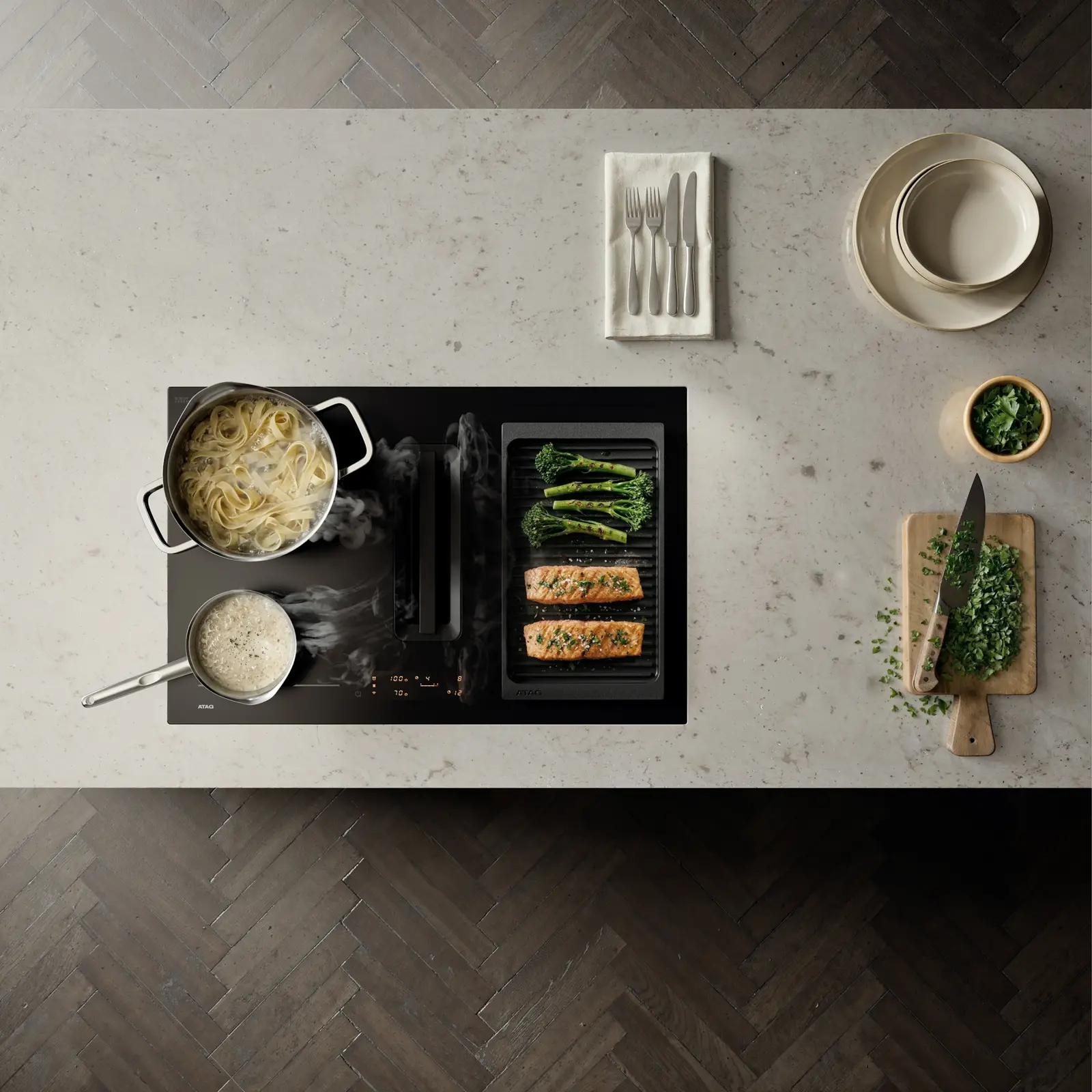 ATAG HIDD88471FVX Inbouw Inductiekookplaat