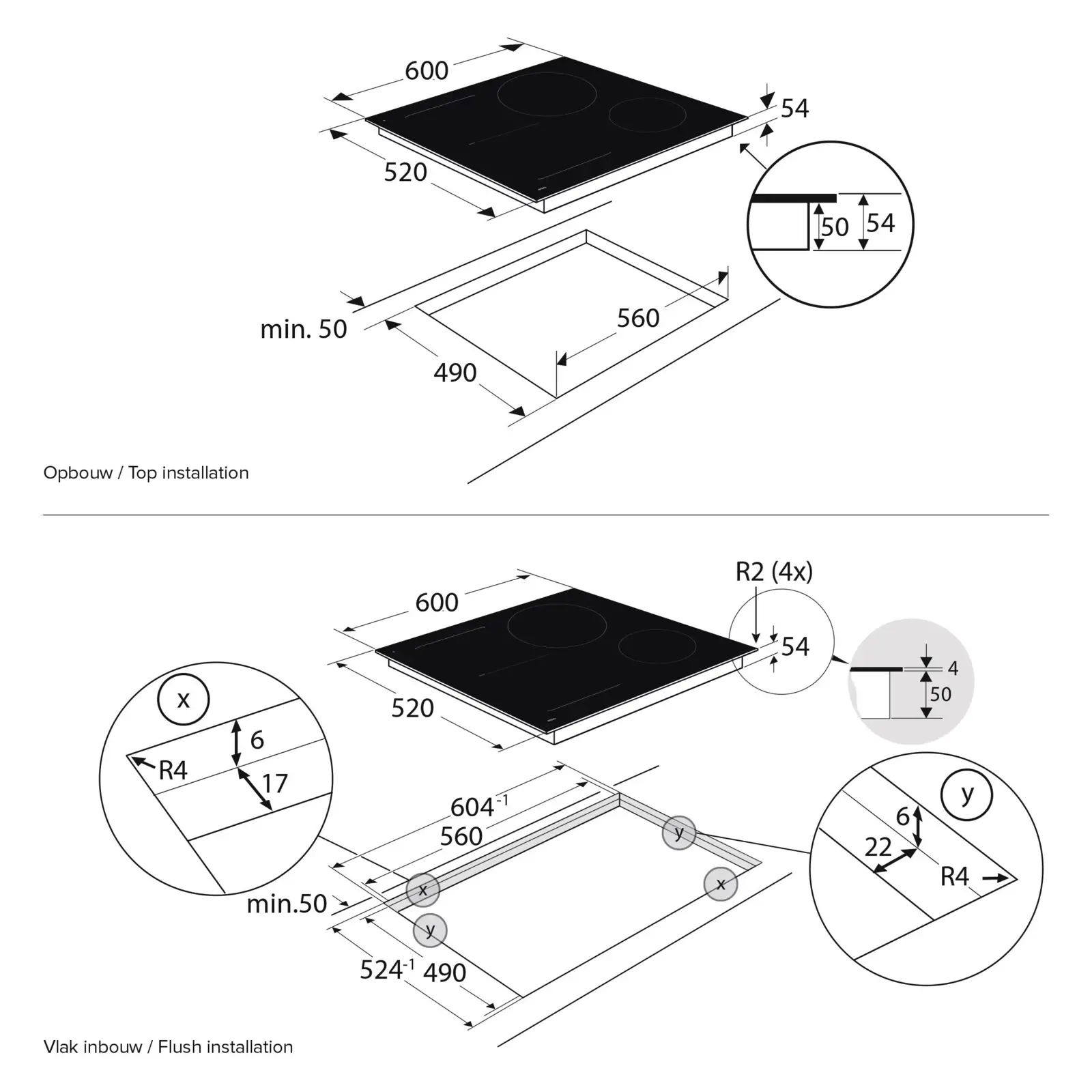 ATAG HI66471D Inbouw Inductiekookplaat