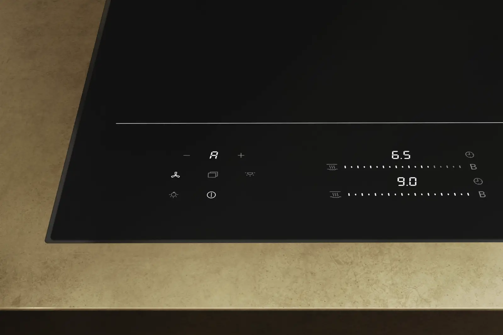 Miele KM 8685 FL MattFinish Inbouw Inductiekookplaat