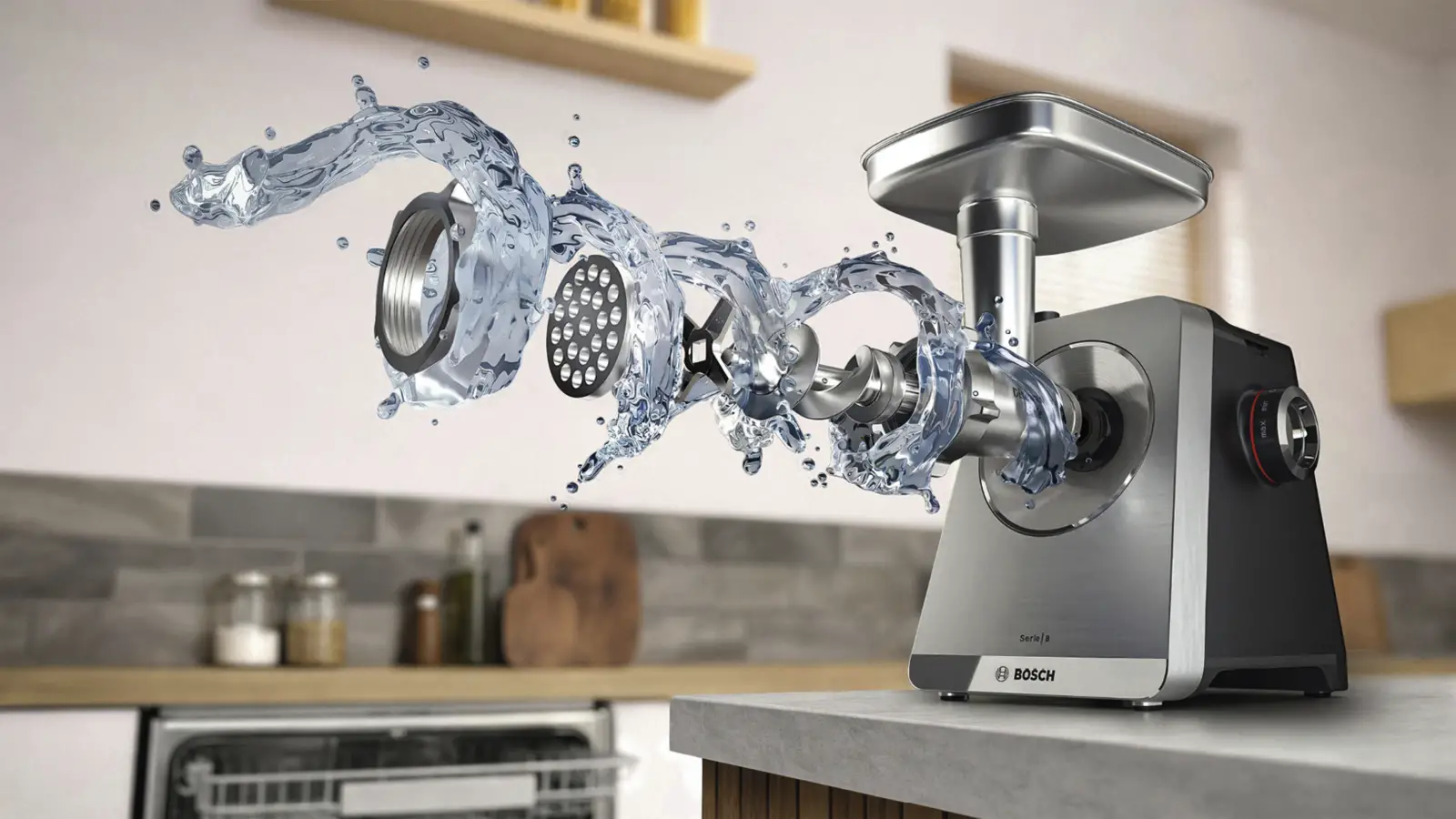 BOSCH MFWS820M Serie 8 MultiPower Vleesmolen