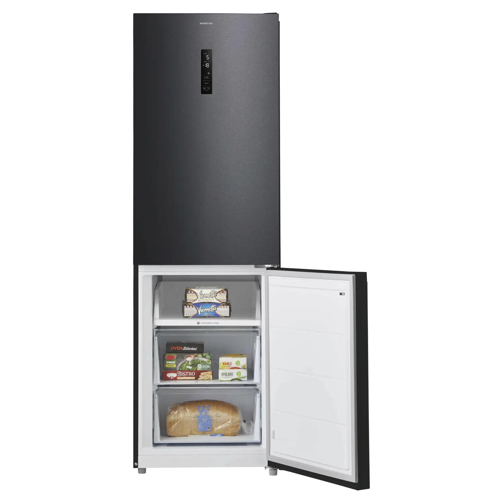 Inventum KV1851B Koel-vriescombinatie