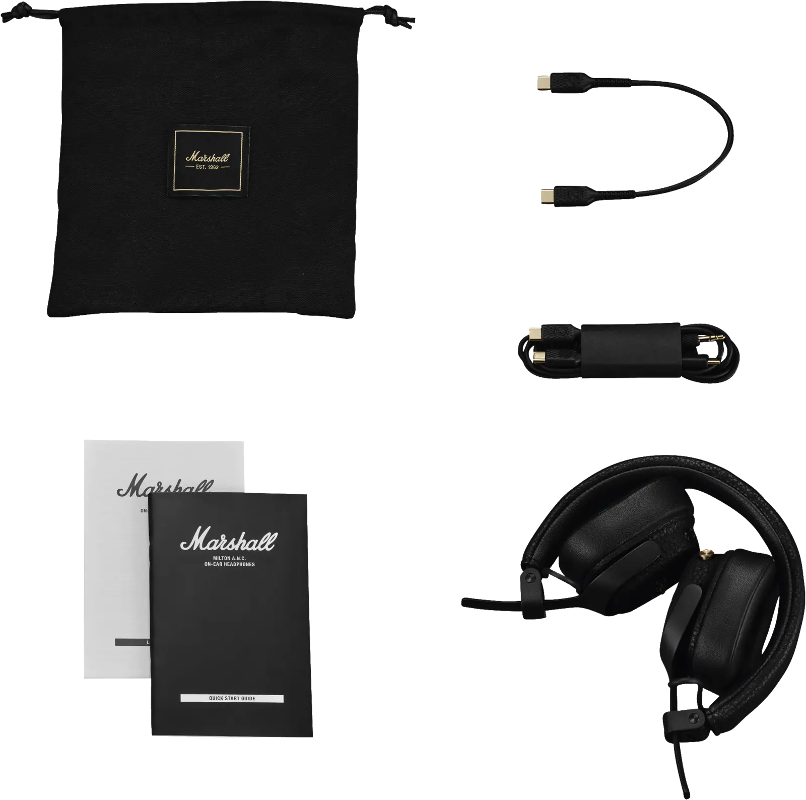 Marshall Milton ANC Draadloze Koptelefoon met Active Noise Cancelling