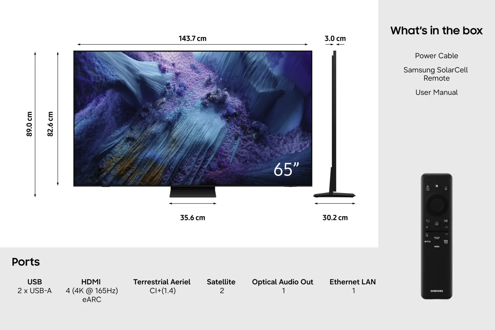 Samsung 65" Micro RGB 4K R95H (2026)