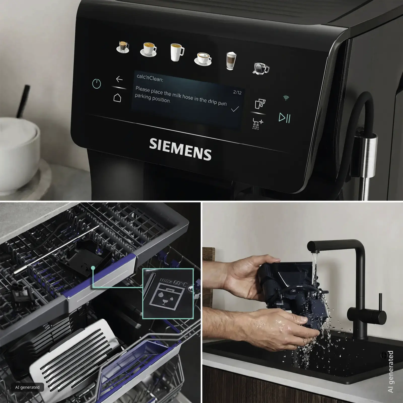 Siemens TP6X3B08 EQ600 iAroma Volautomatische Koffiemachine