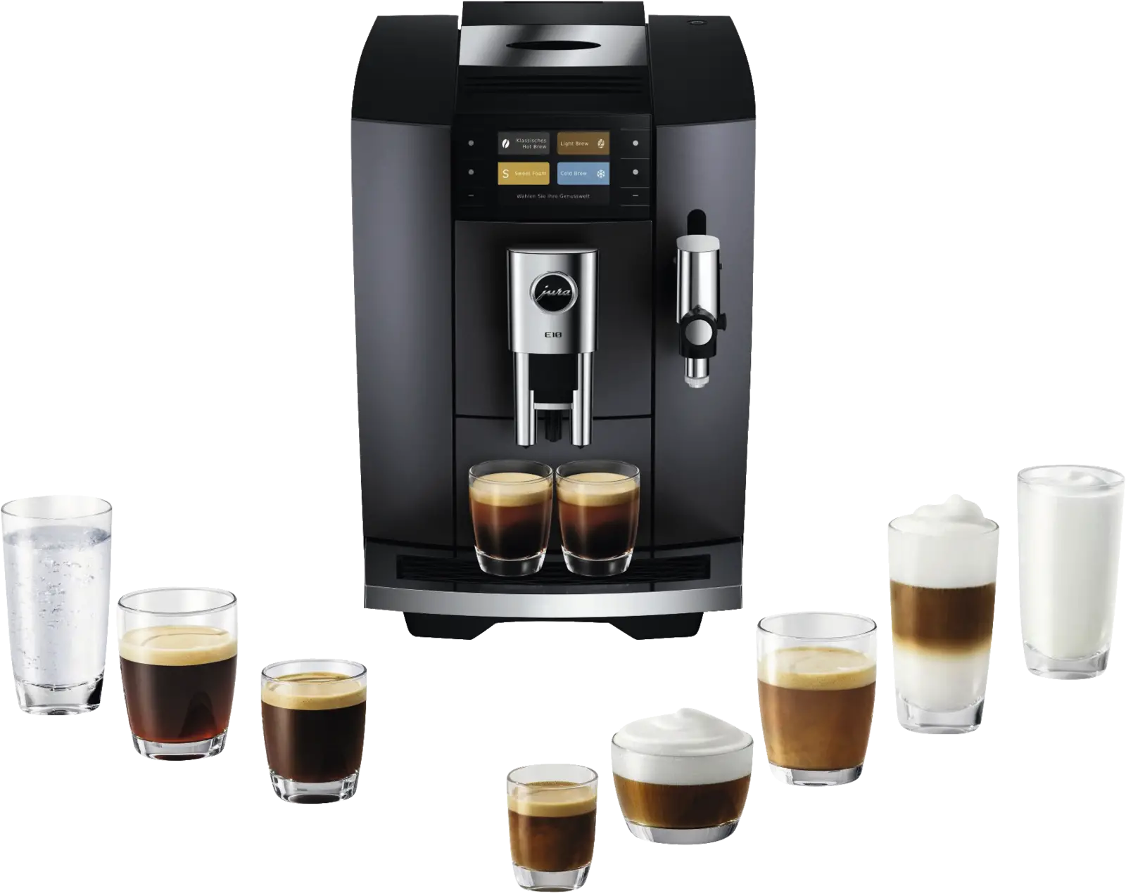 JURA E10 (EA) Onyx Grey Volautomatische Koffiemachine