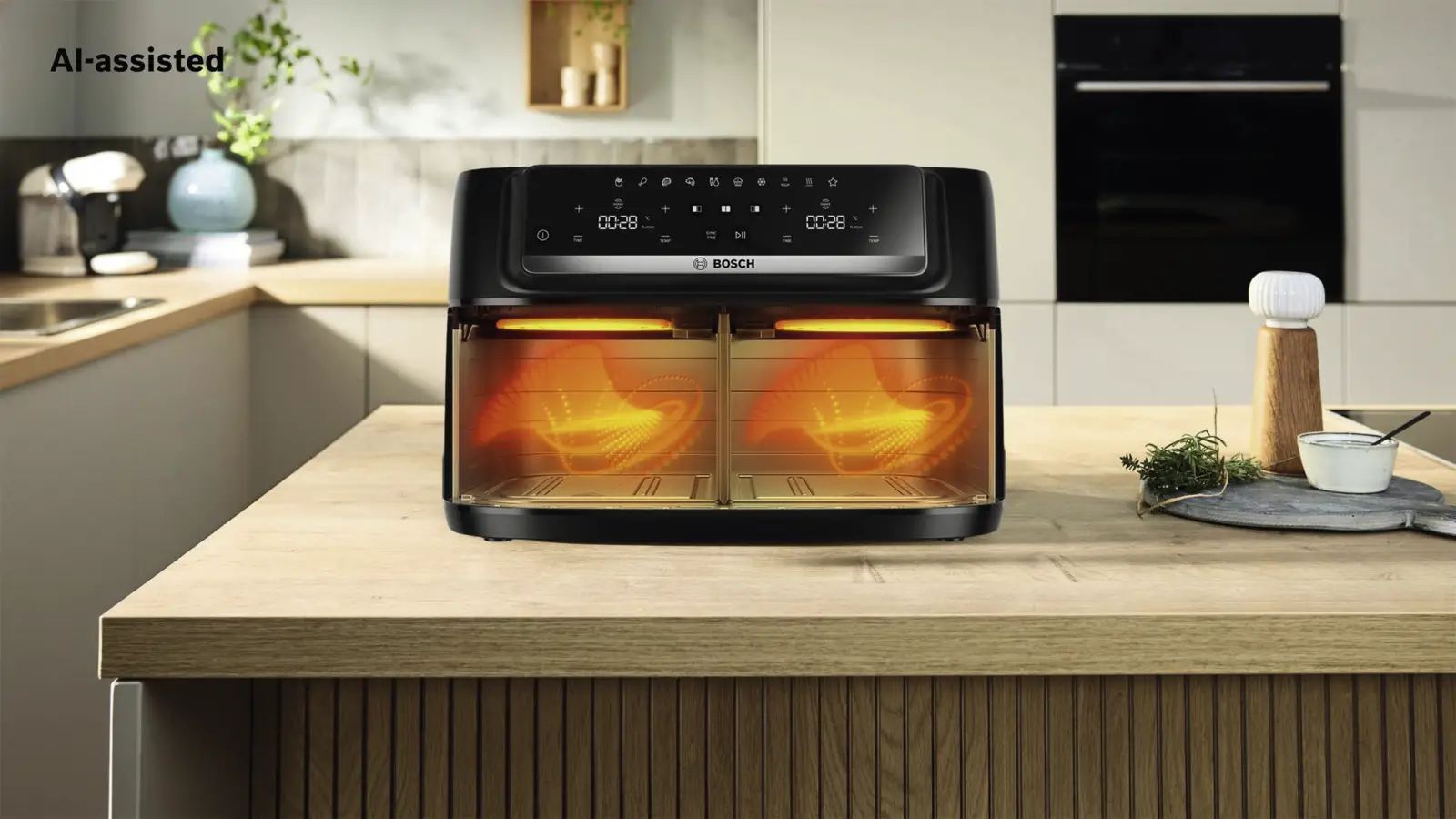 BOSCH MAFD440B7 Serie 4 Double Drawer Airfryer