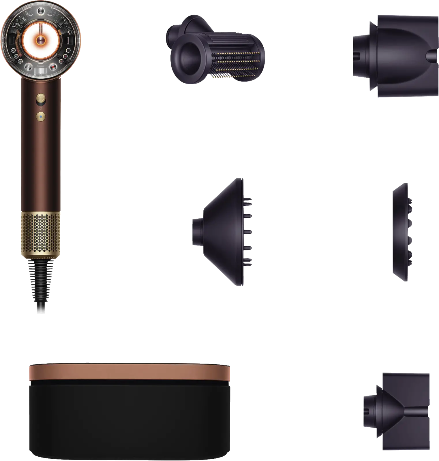 Dyson Supersonic Nural Straight + Wavy Föhn - Haardroger Plum/Copper