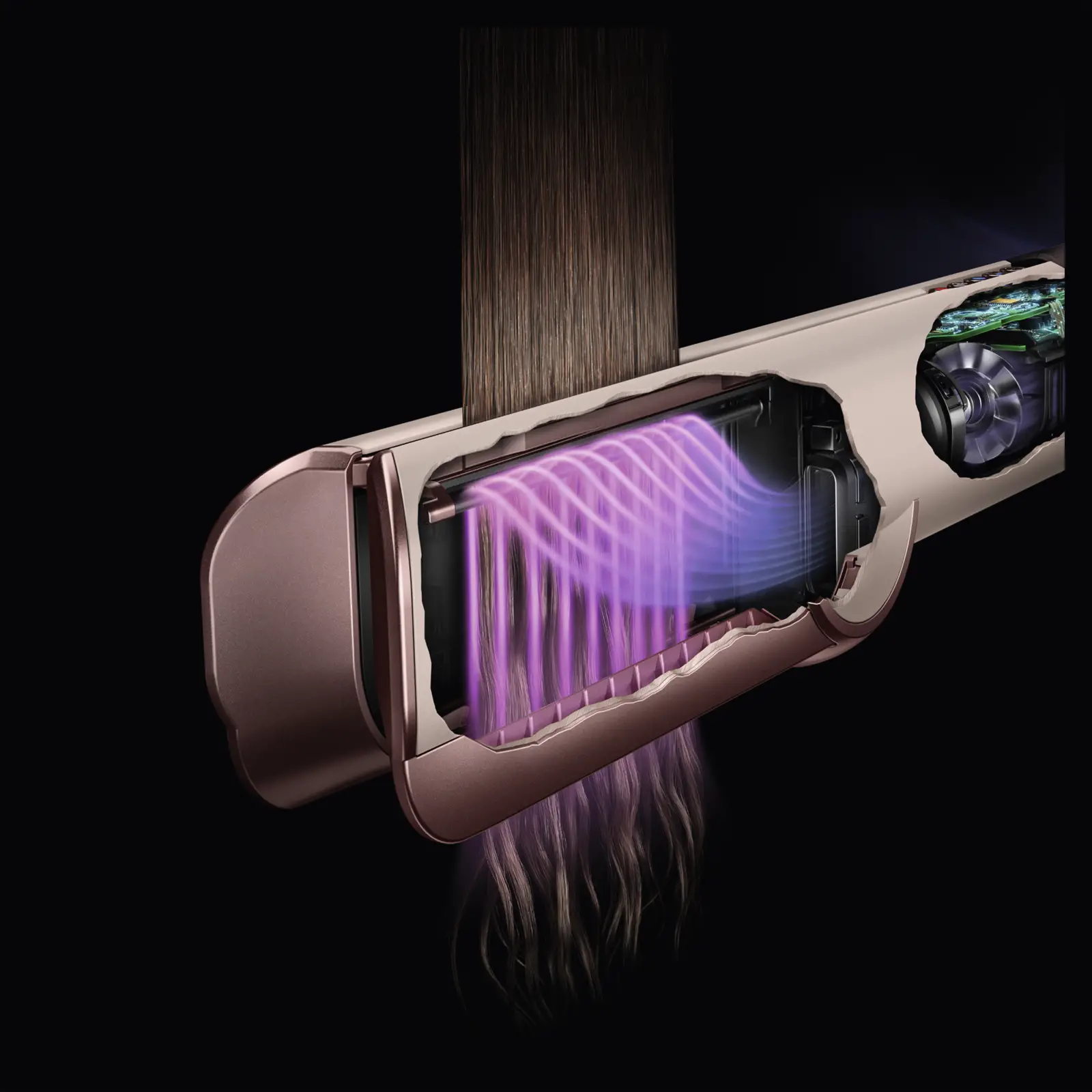 Dyson Airstrait Straightener - Stijltang - Plum/Copper