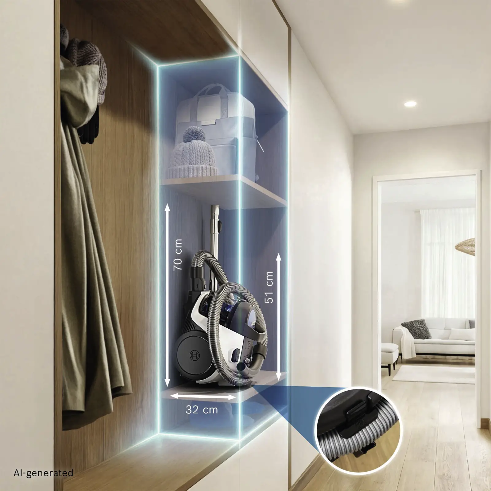 BOSCH BGS05WH2H Serie 2 Stofzuiger zonder Zak