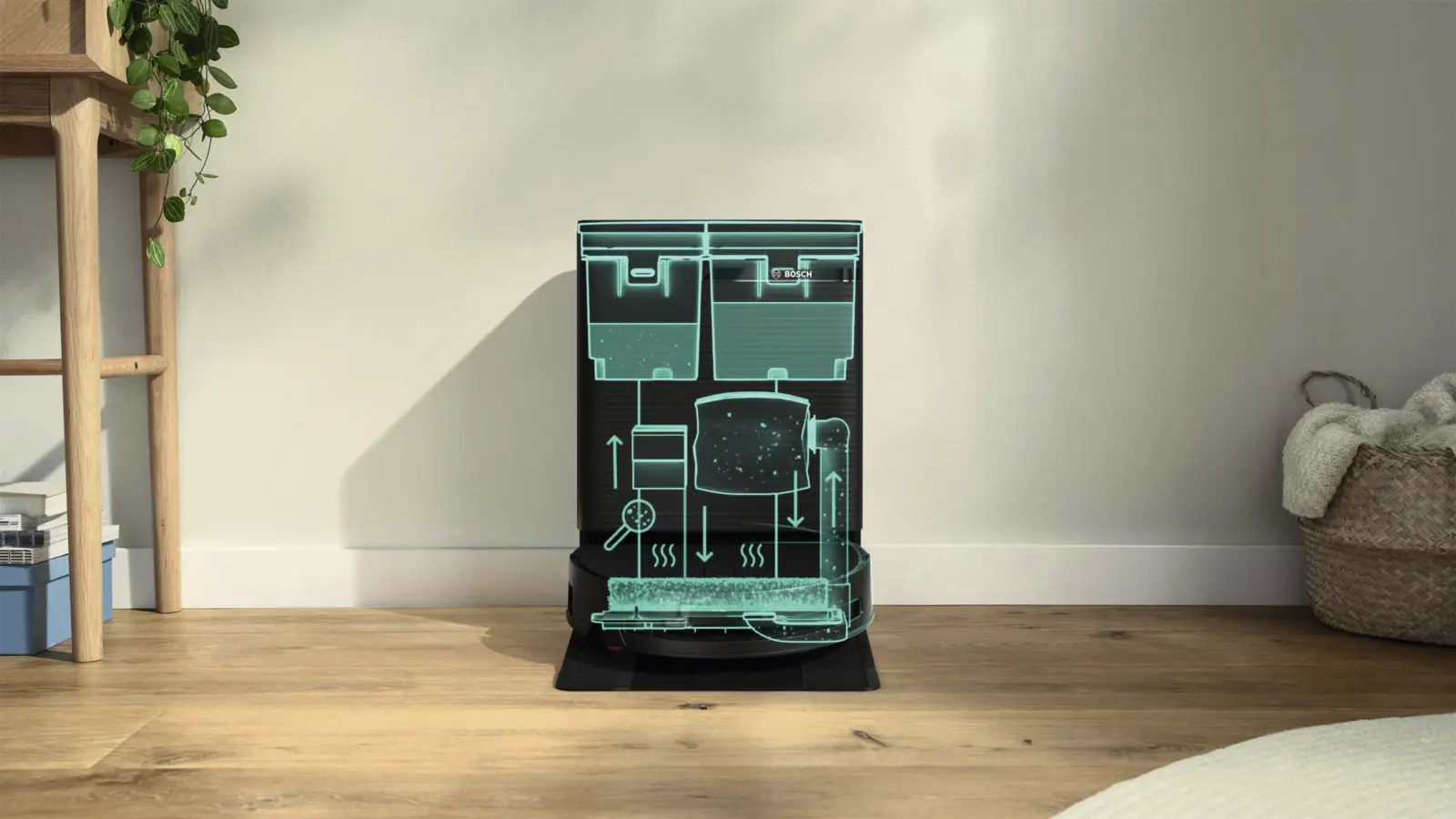 BOSCH BCR2P2BXAB Spotless 2 Advanced + Robotstofzuiger