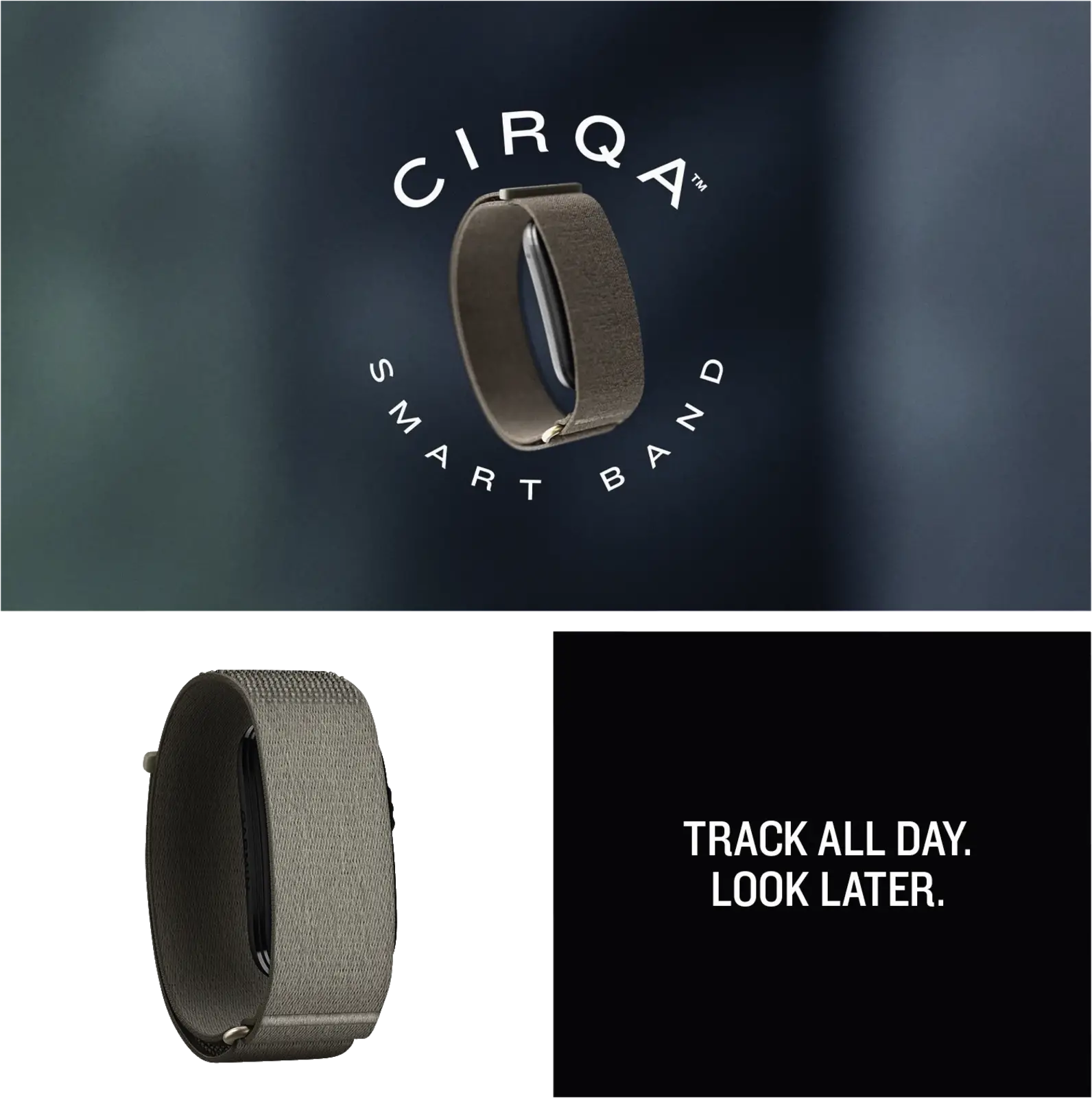 Garmin CIRQA Smart Band, French Gray, L-XL