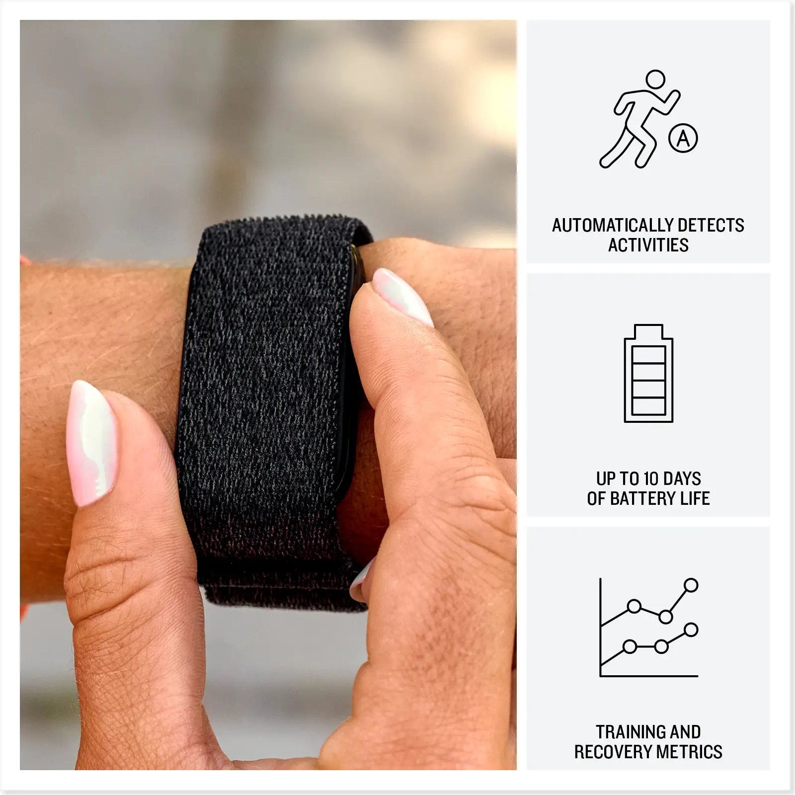 Garmin CIRQA Smart Band, Captain Blue, L-XL