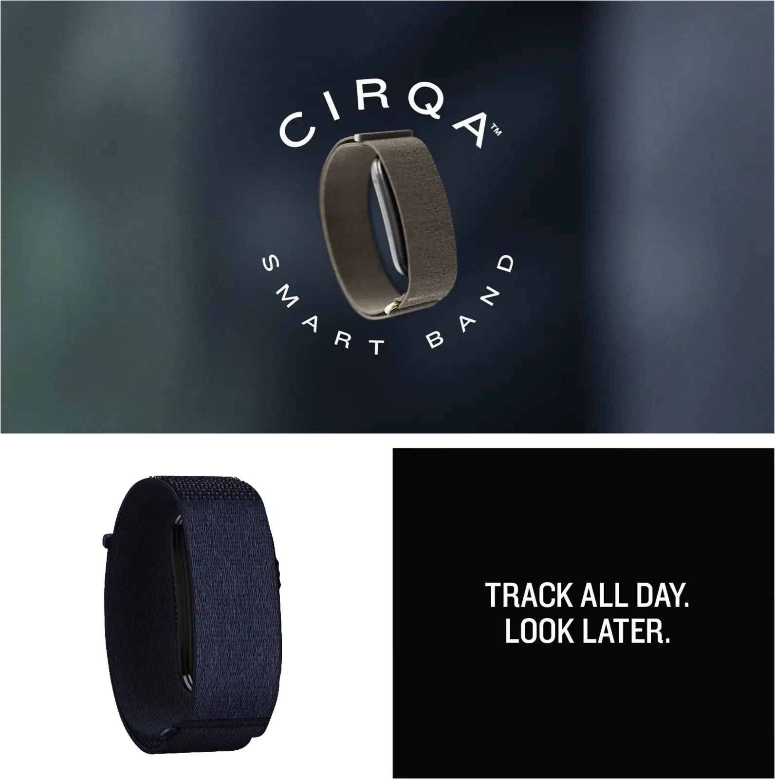 Garmin CIRQA Smart Band, Captain Blue, L-XL