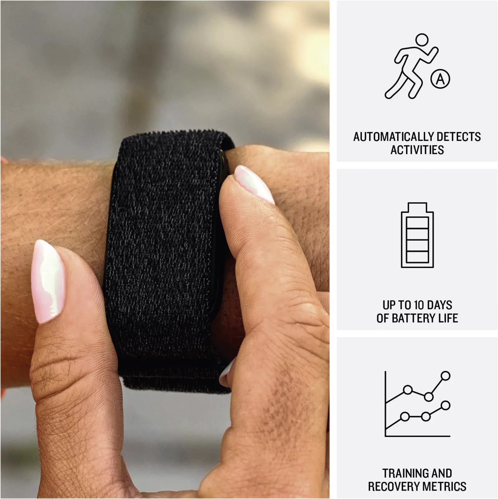 Garmin CIRQA Smart Band, Captain Blue, S-M