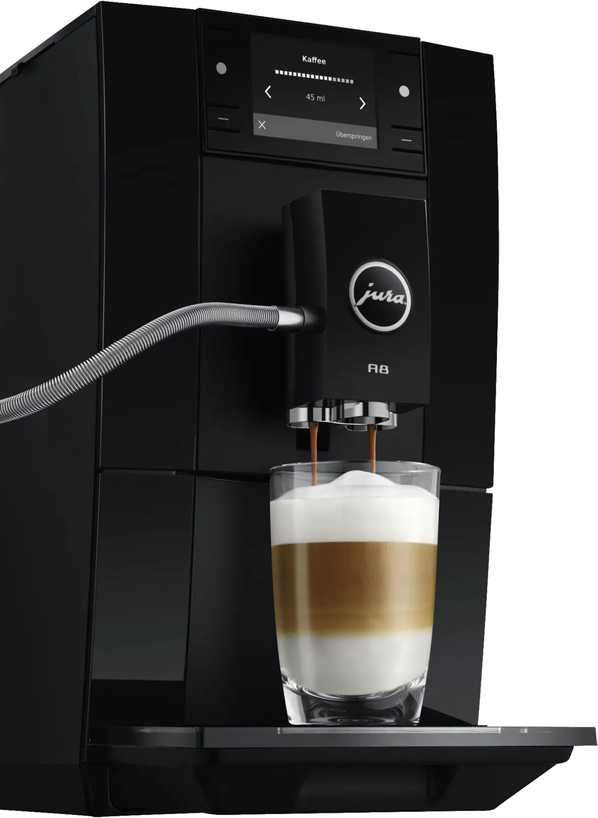 Jura A8 (EA) Piano Black Volautomatische Koffiemachine