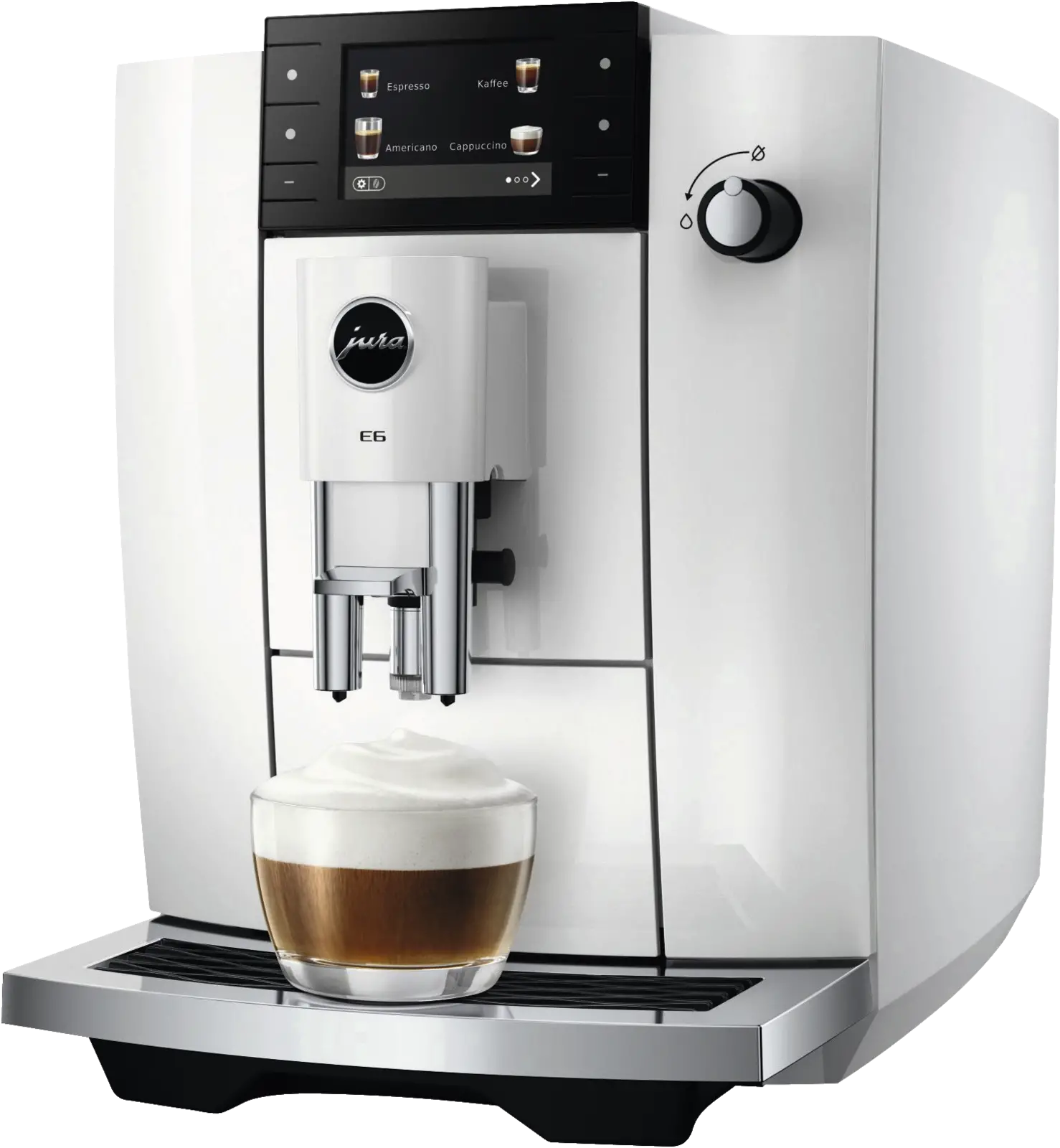 JURA E6 (ED) Piano White Volautomatische Koffiemachine