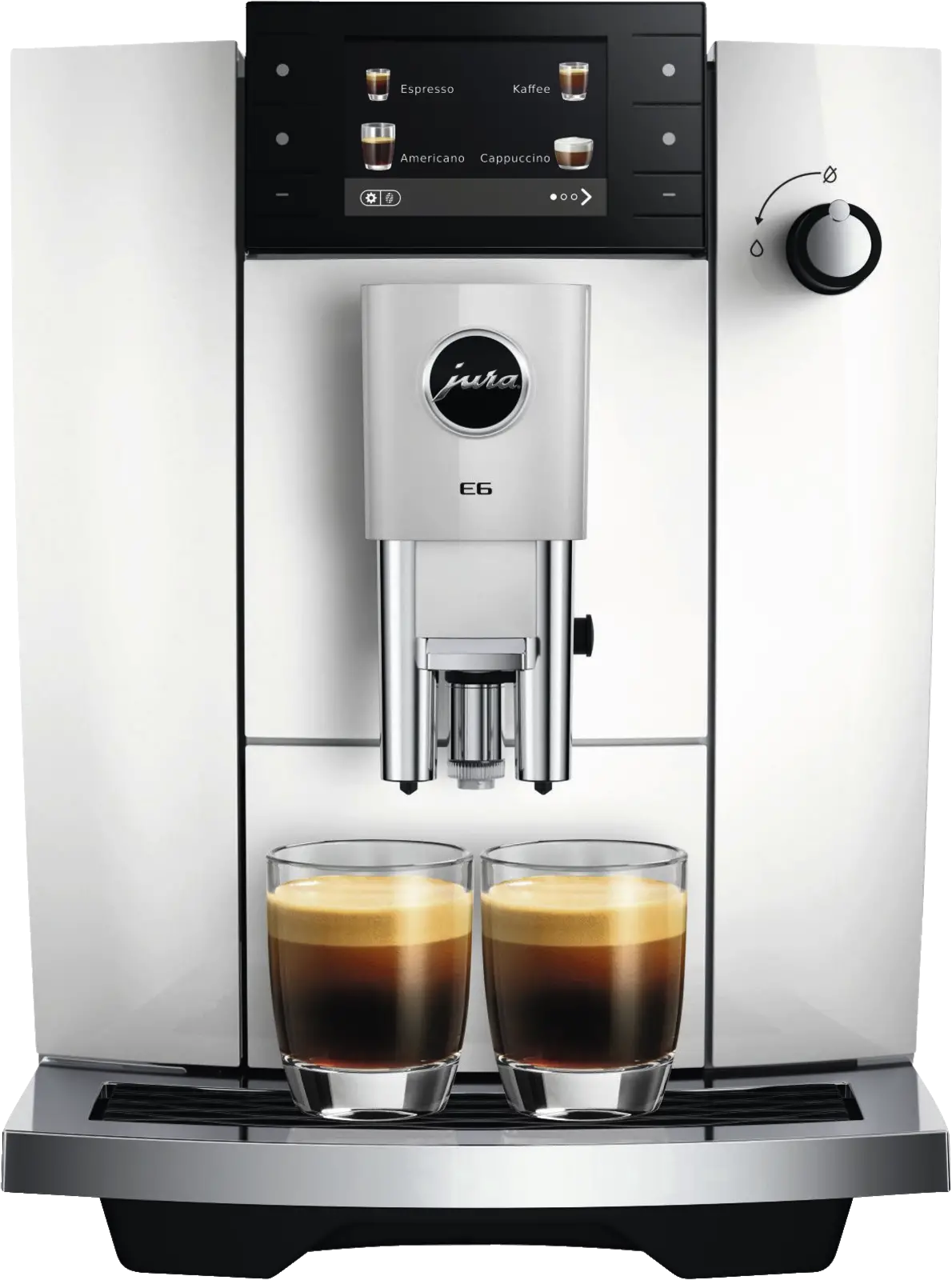 JURA E6 (ED) Piano White Volautomatische Koffiemachine