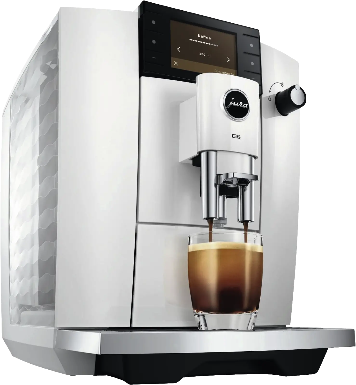 JURA E6 (ED) Piano White Volautomatische Koffiemachine