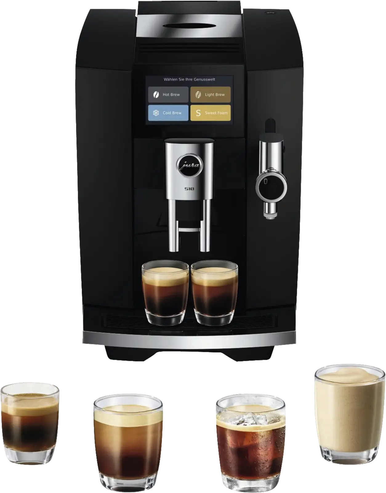 JURA S10 (EA) Obsidian Black Volautomatische Koffiemachine