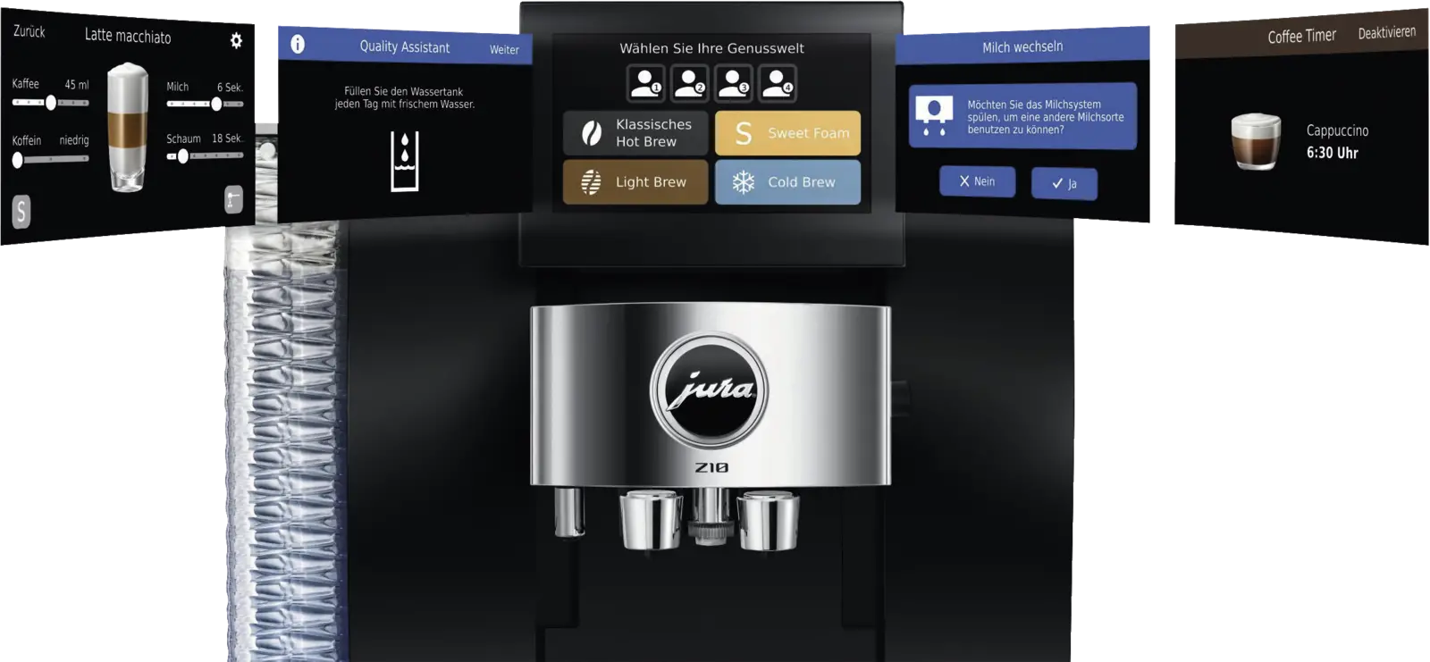 JURA Z10 (EC) Obsidian Black Volautomatische Koffiemachine