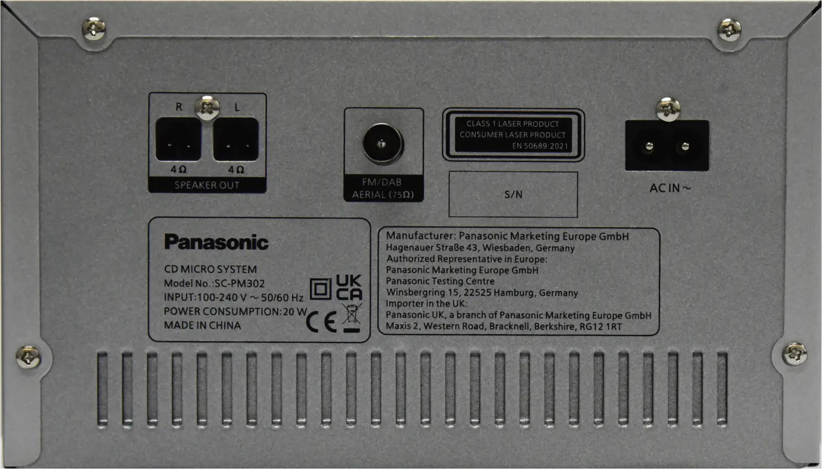 Panasonic SC-PM302E-S