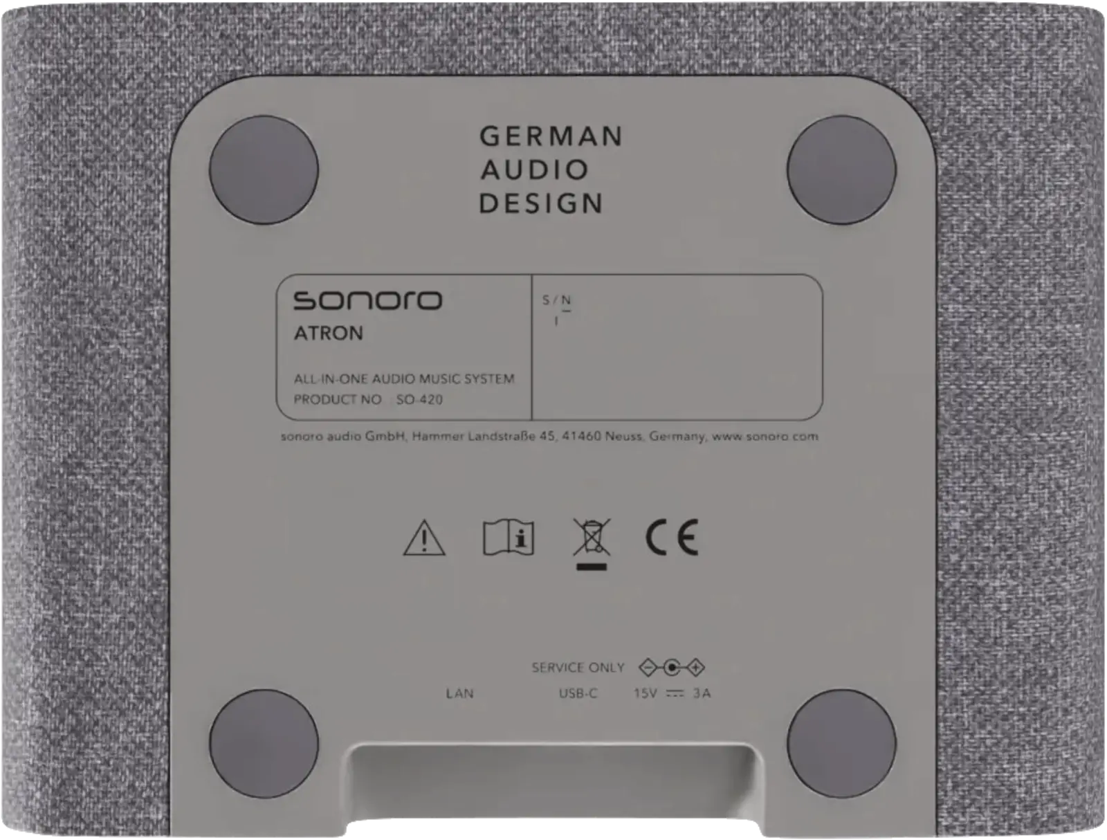 Sonoro ATRON Parelgrijs – Zilver