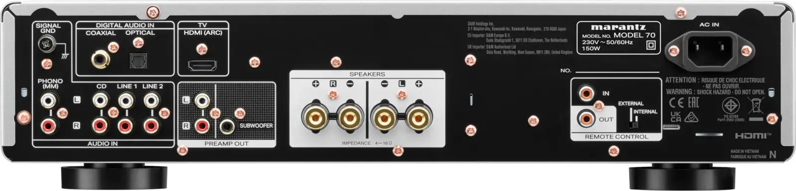 Marantz MODEL70 zilver goud