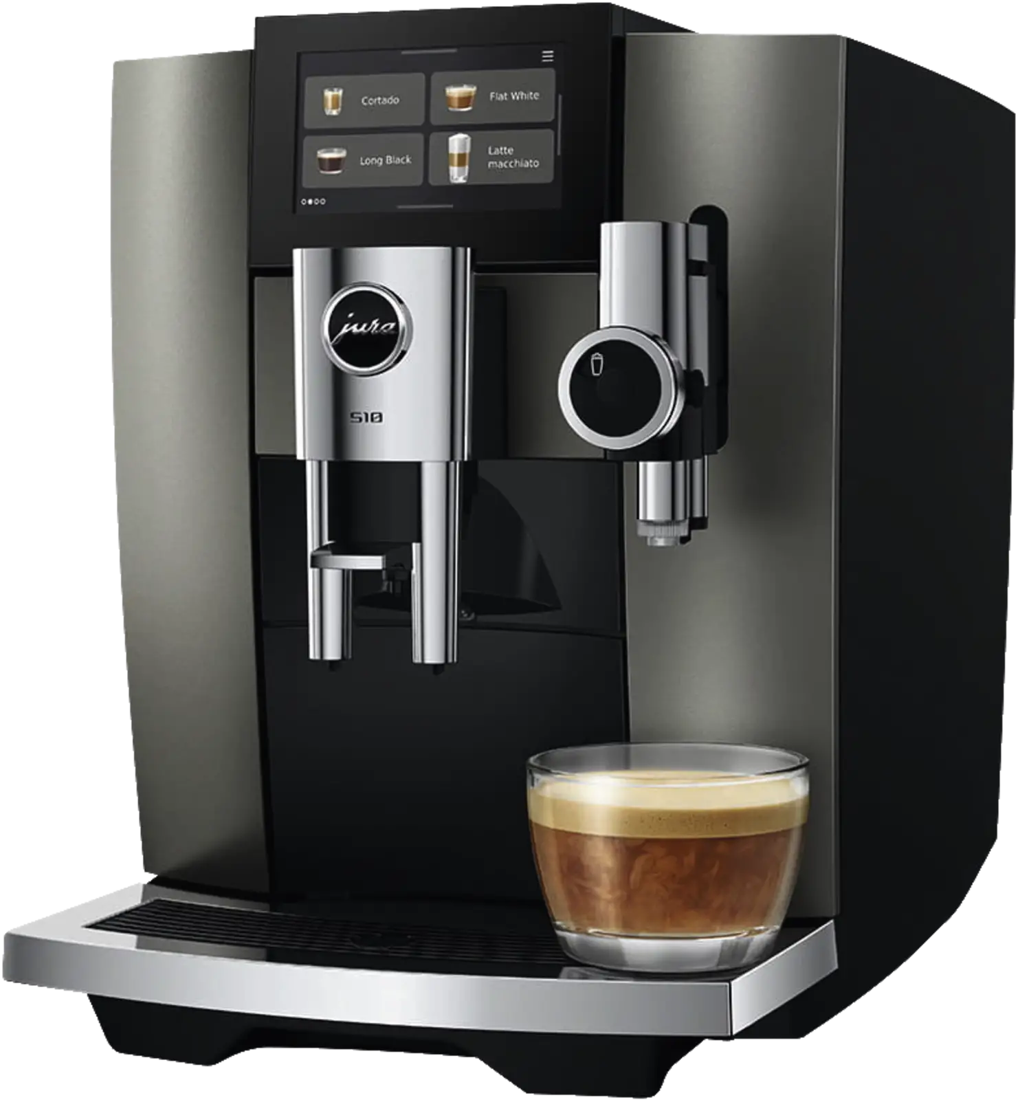 Jura S10 (EA) Dark Inox Volautomatische Koffiemachine