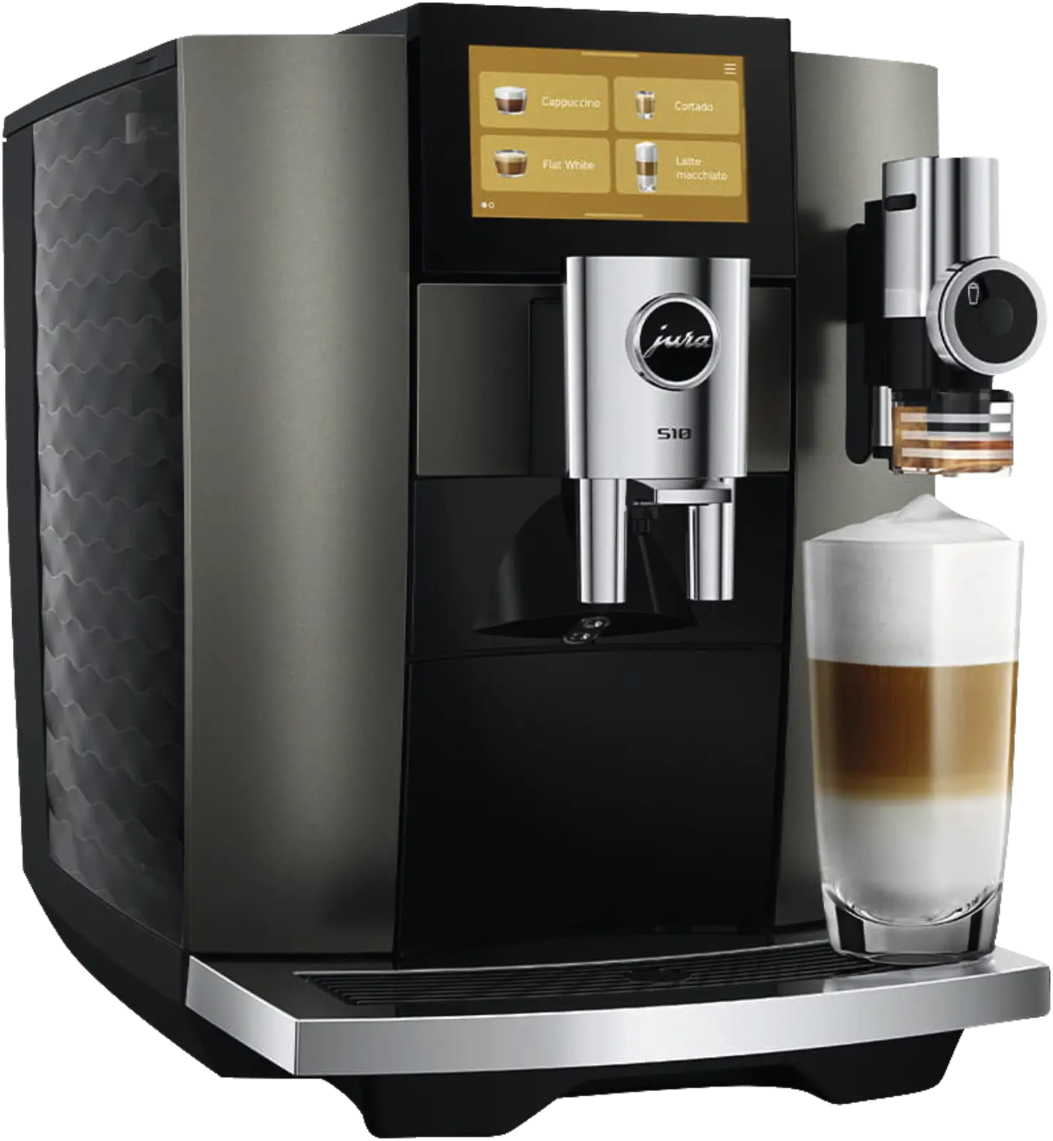 Jura S10 (EA) Dark Inox Volautomatische Koffiemachine