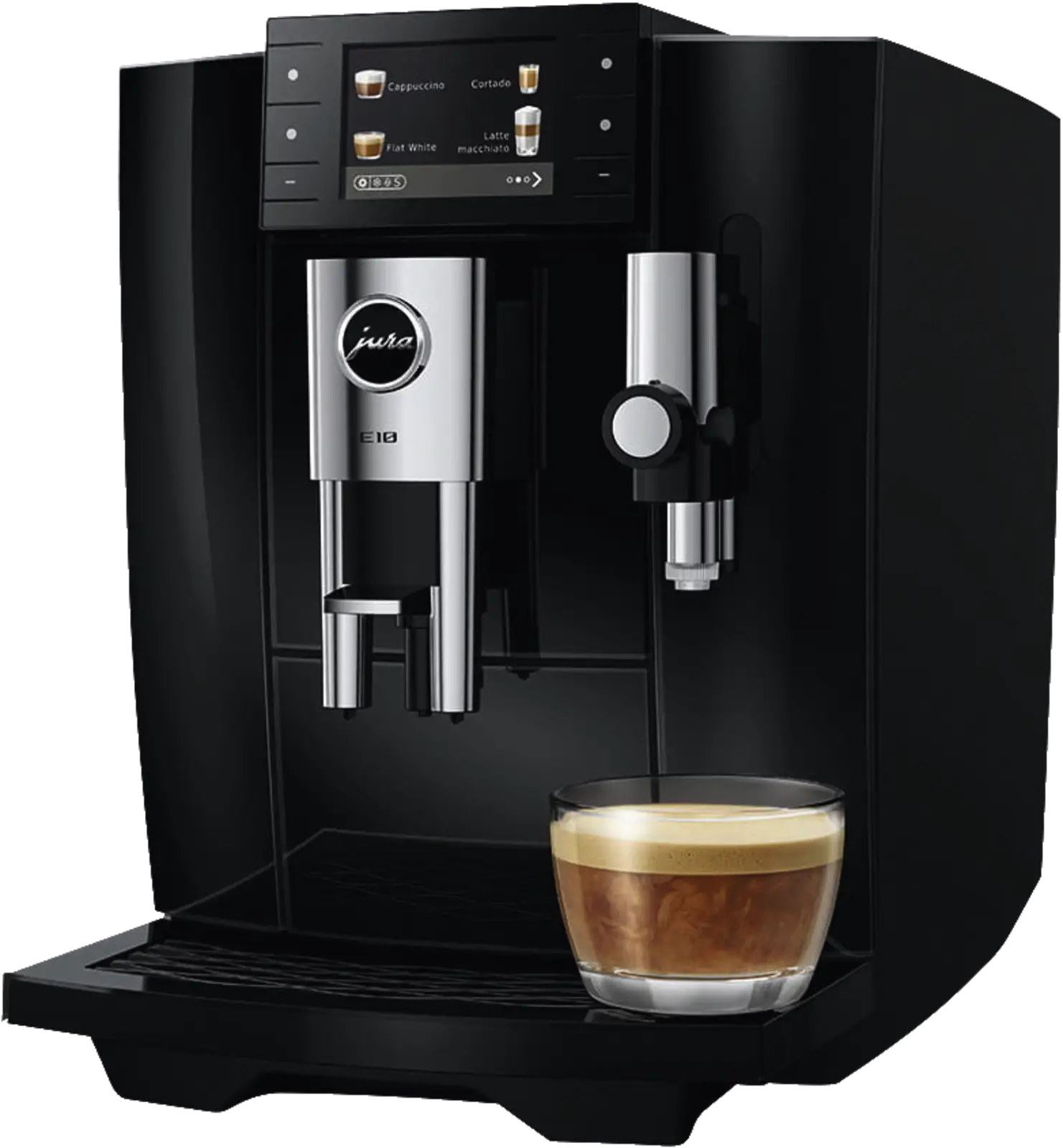 JURA E10 (EA) Diamond Black Volautomatische Koffiemachine