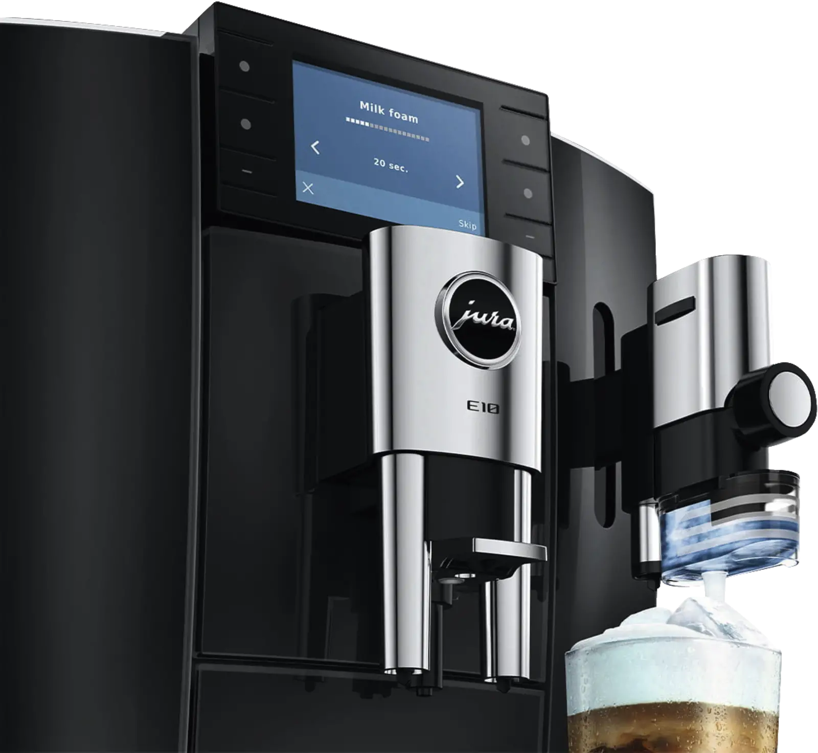 JURA E10 (EA) Diamond Black Volautomatische Koffiemachine