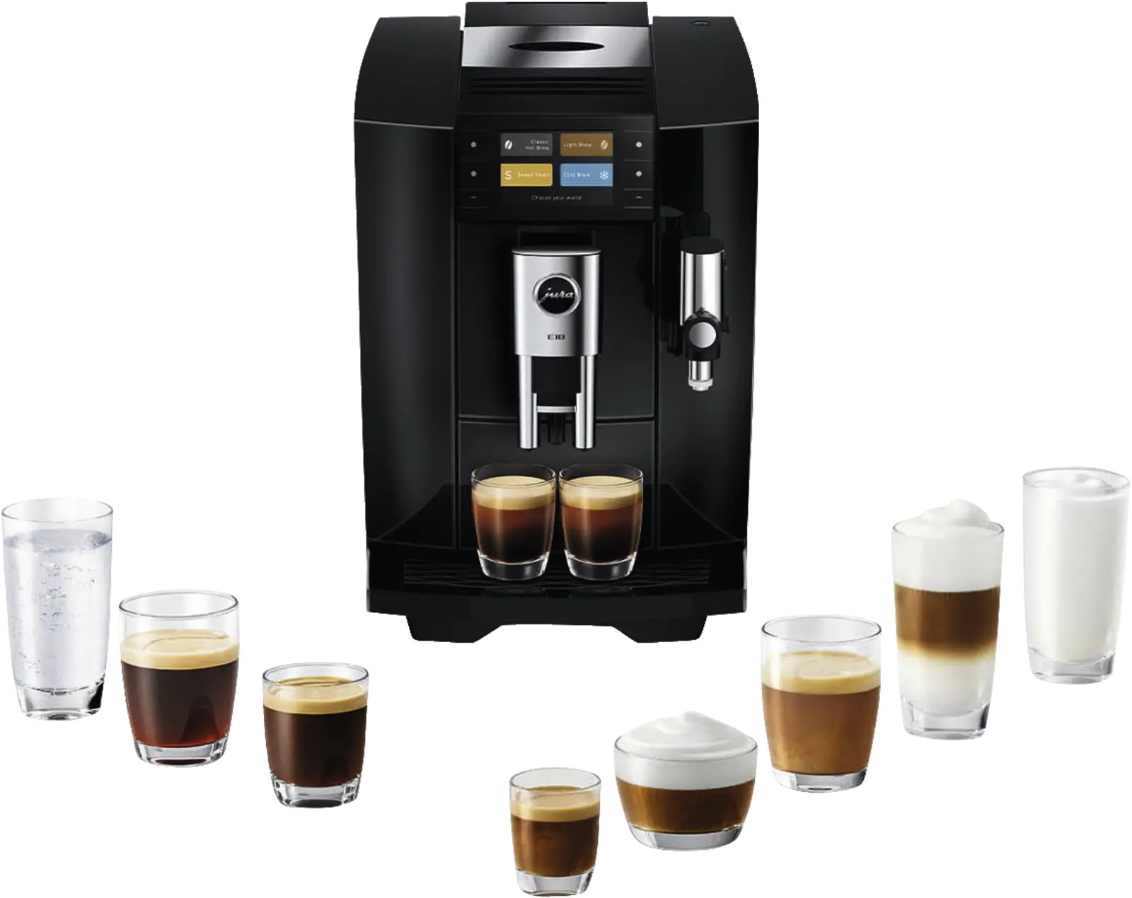 JURA E10 (EA) Diamond Black Volautomatische Koffiemachine