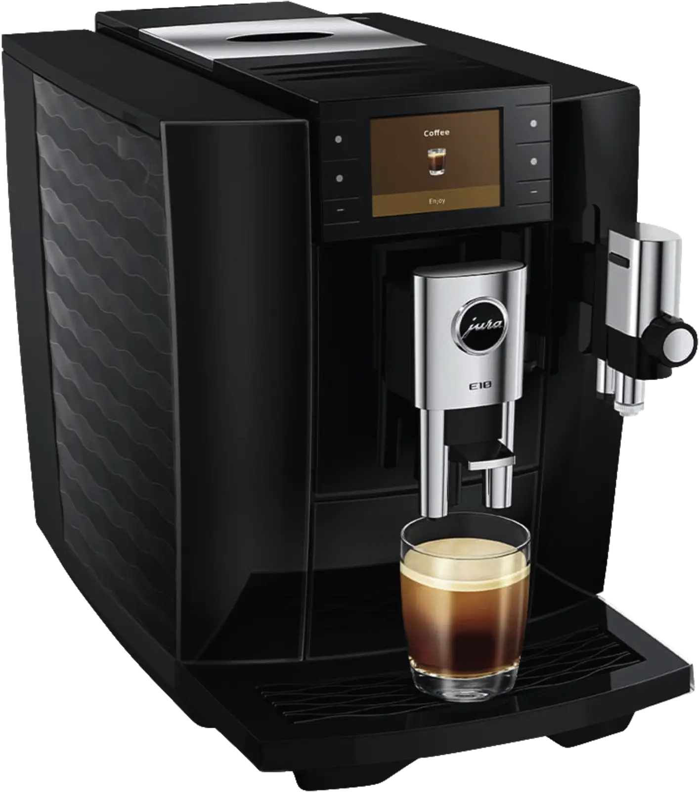 JURA E10 (EA) Diamond Black Volautomatische Koffiemachine