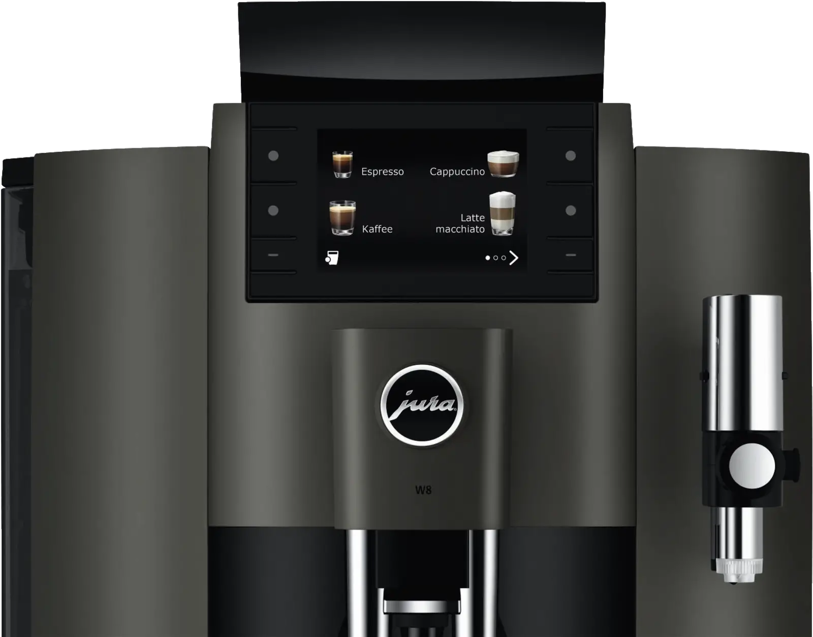 JURA W8 (EB) Dark Inox Volautomatische Koffiemachine
