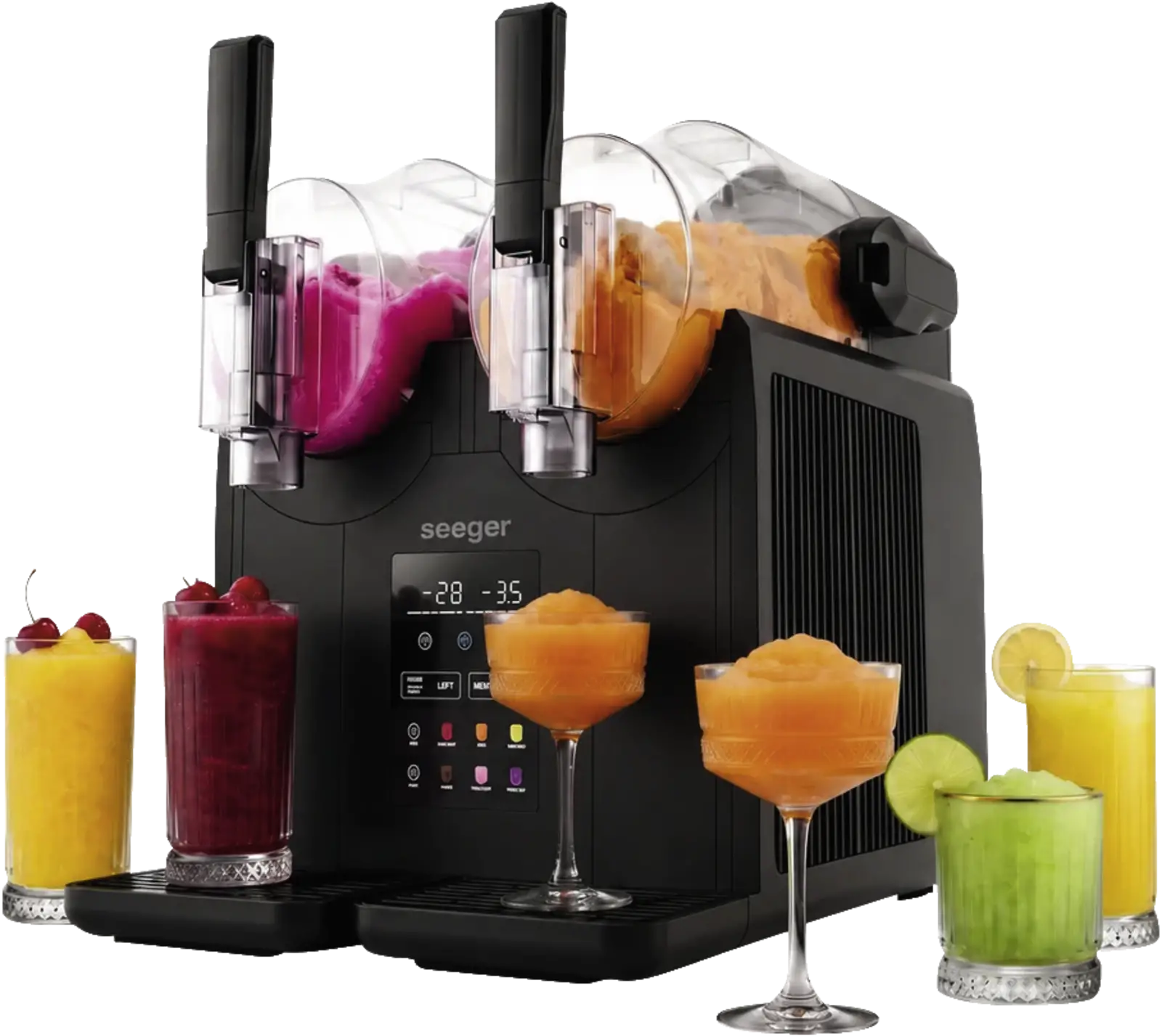 Seeger SLFRZ2BK SuperSlush Twin IJsmachine