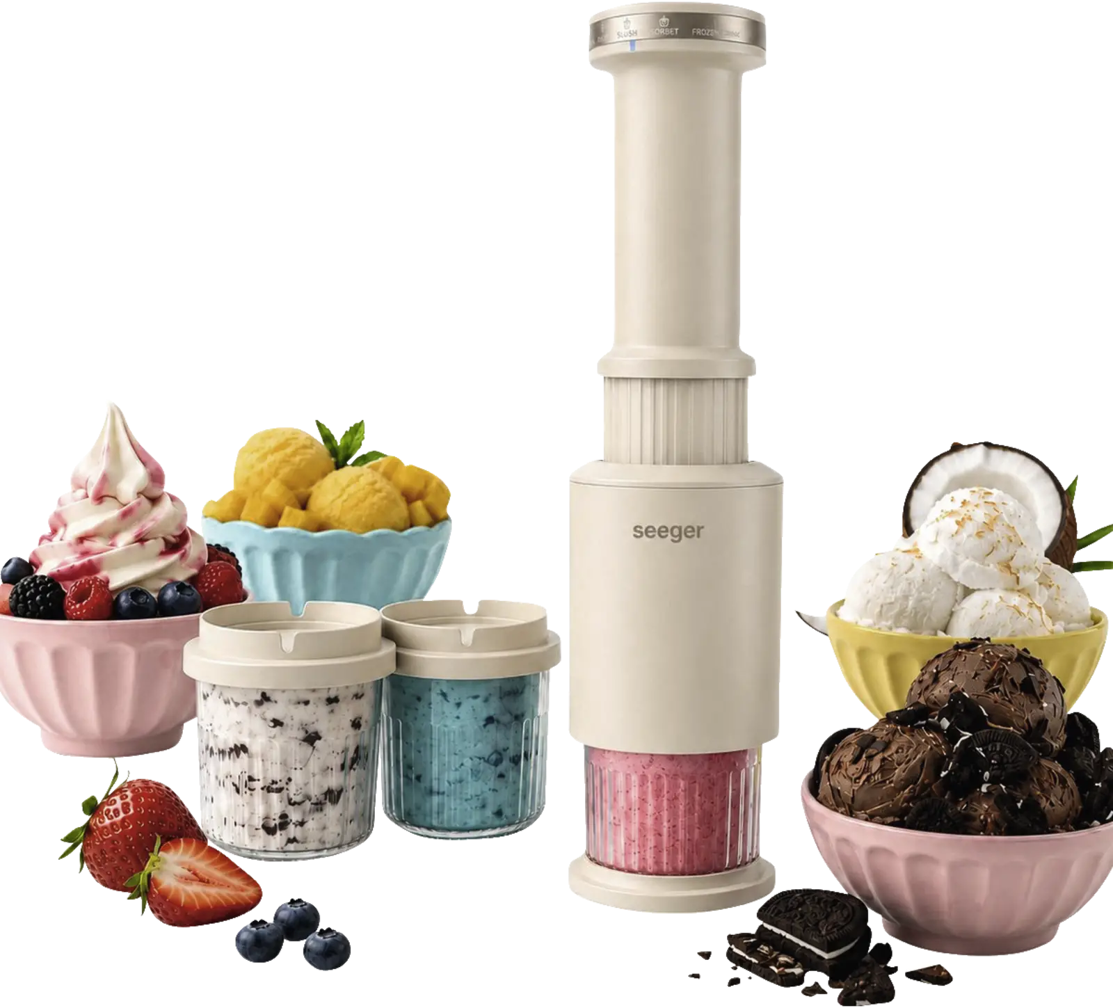 Seeger SLFRZ3SB CompactCream IJsmachine