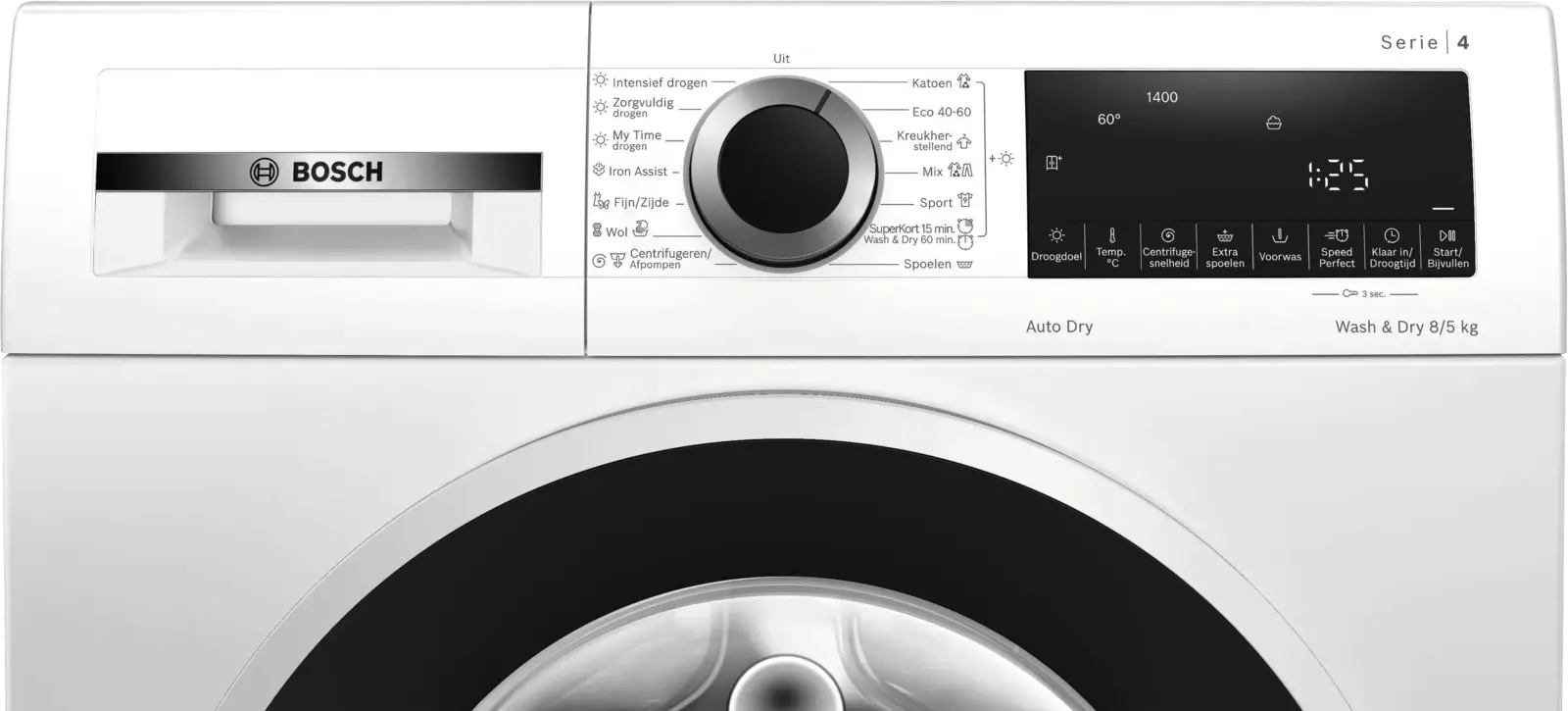 BOSCH WNA13401NL Serie 4 Was-droogcombinatie