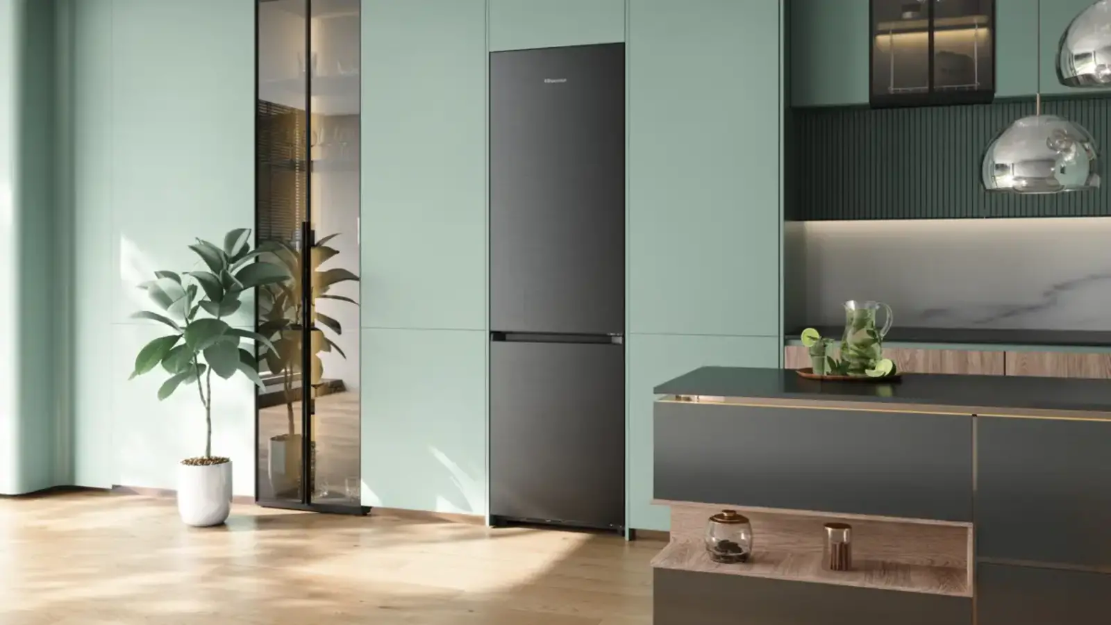 Hisense RB370K5SBC Koel-vriescombinatie