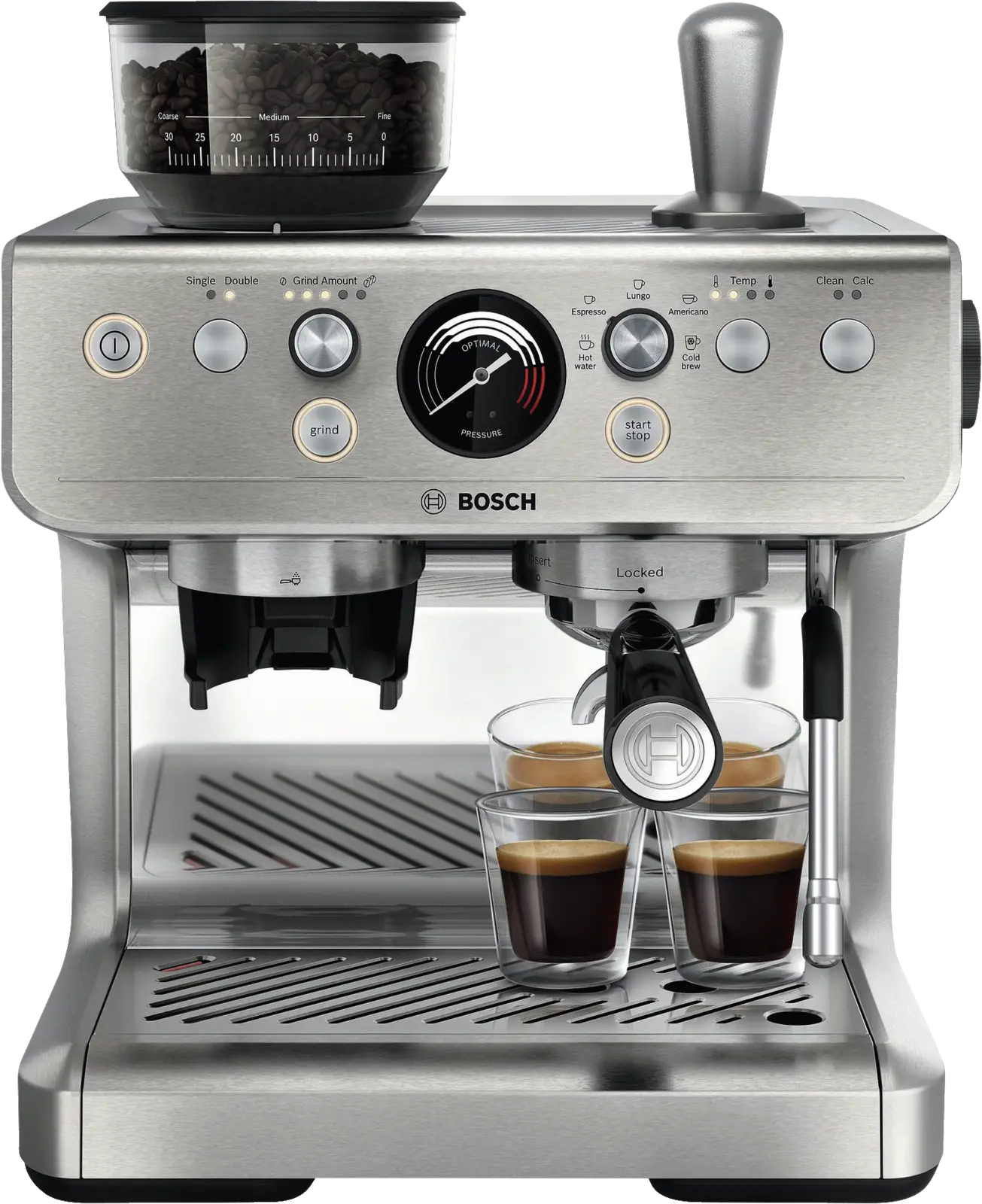 BOSCH PFE401B3 Serie 4 Pistonmachine - Espressomachine RVS