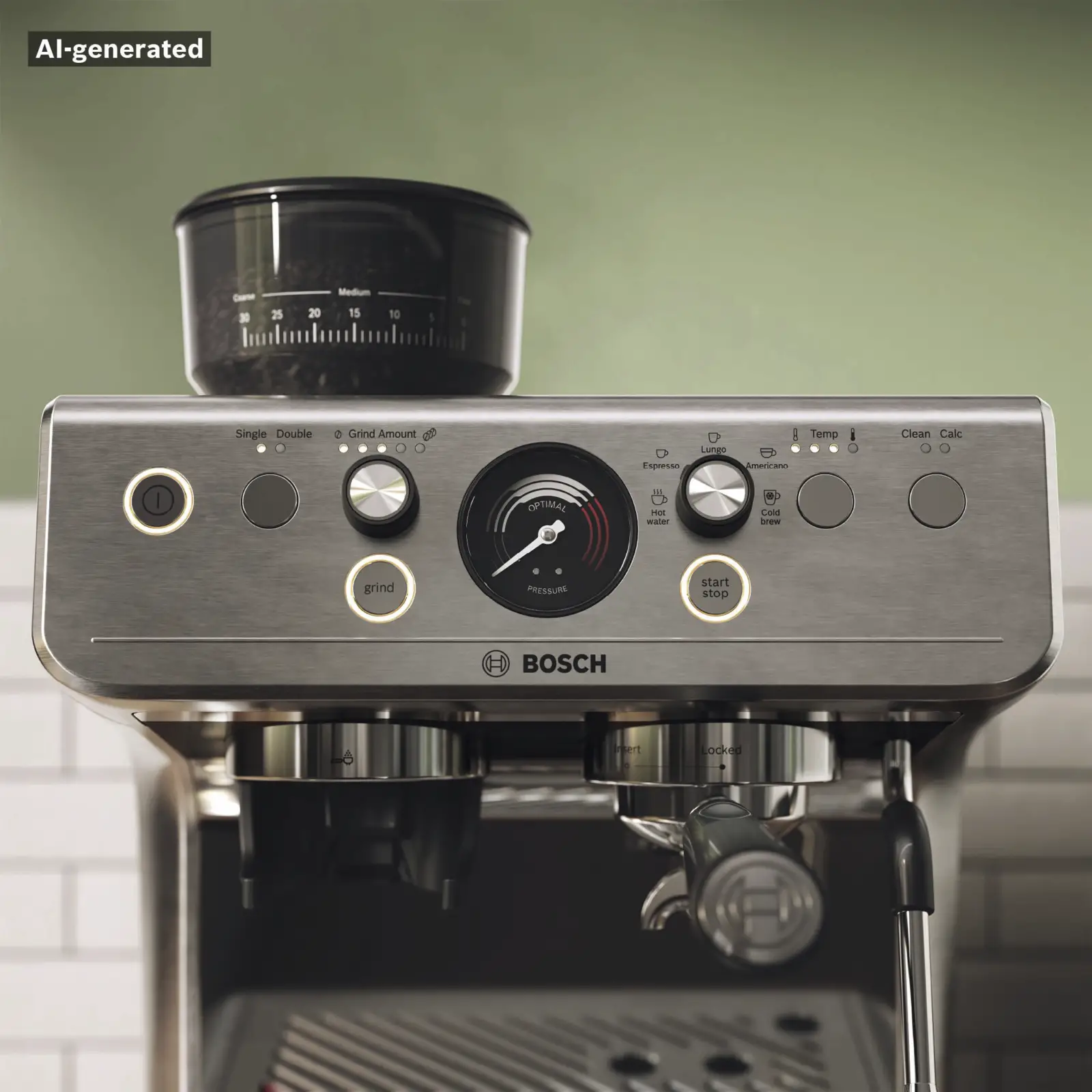 BOSCH PFE401B3 Serie 4 Pistonmachine - Espressomachine RVS