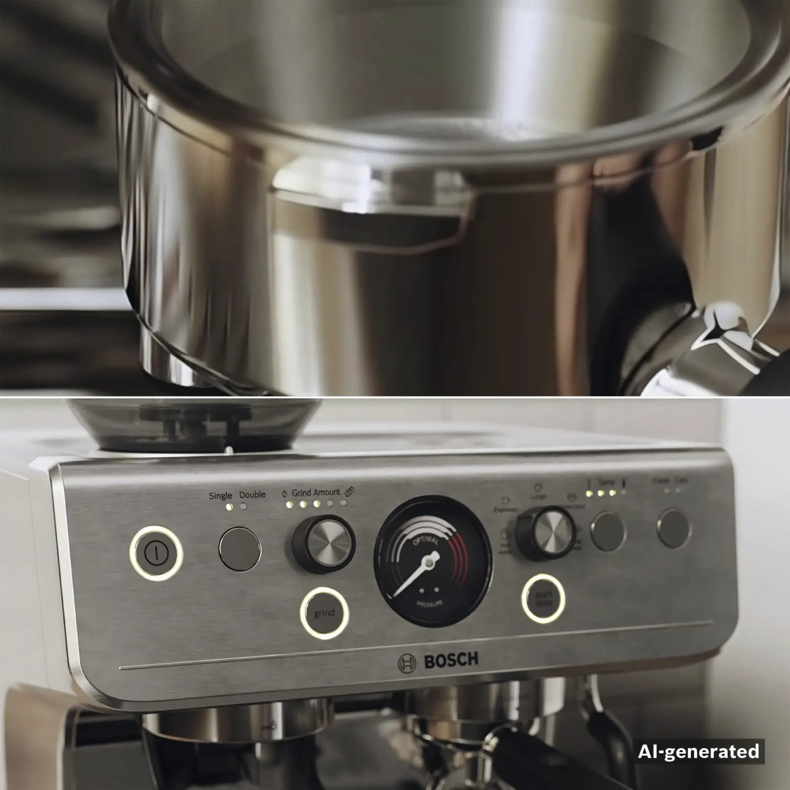 BOSCH PFE401B3 Serie 4 Pistonmachine - Espressomachine RVS