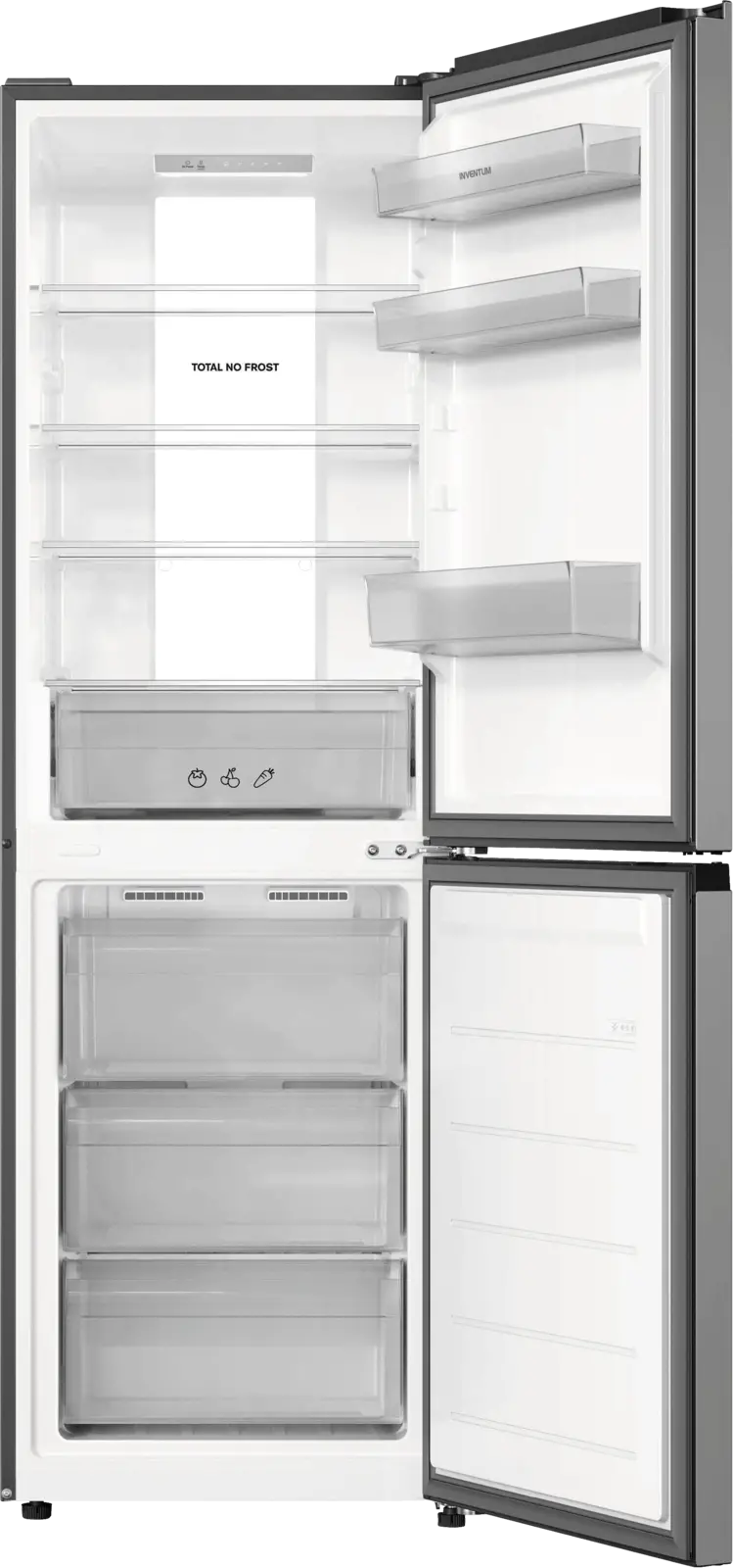 Inventum KV1841S Zilver koel-vriescombinatie