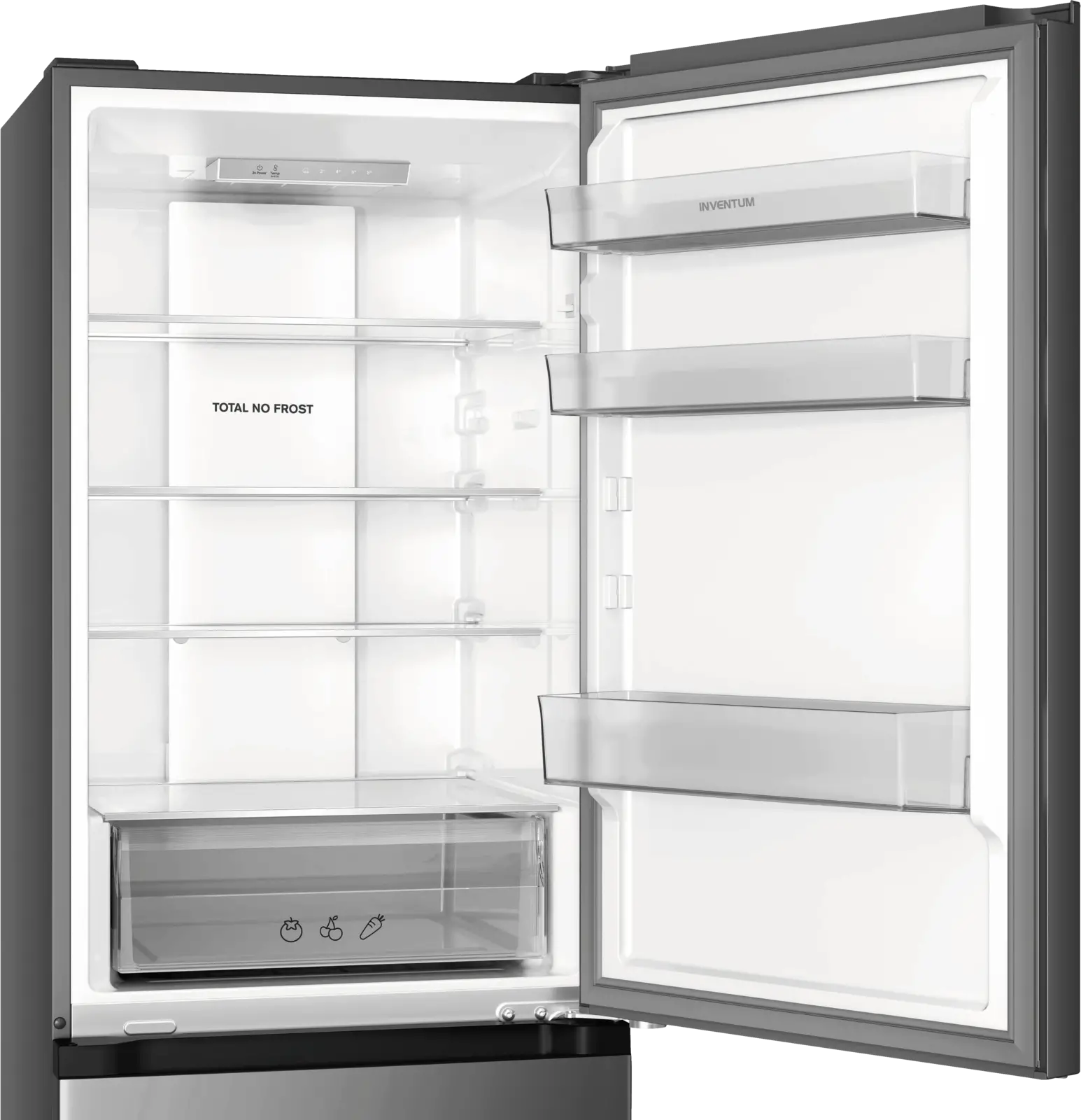 Inventum KV1841S Zilver koel-vriescombinatie