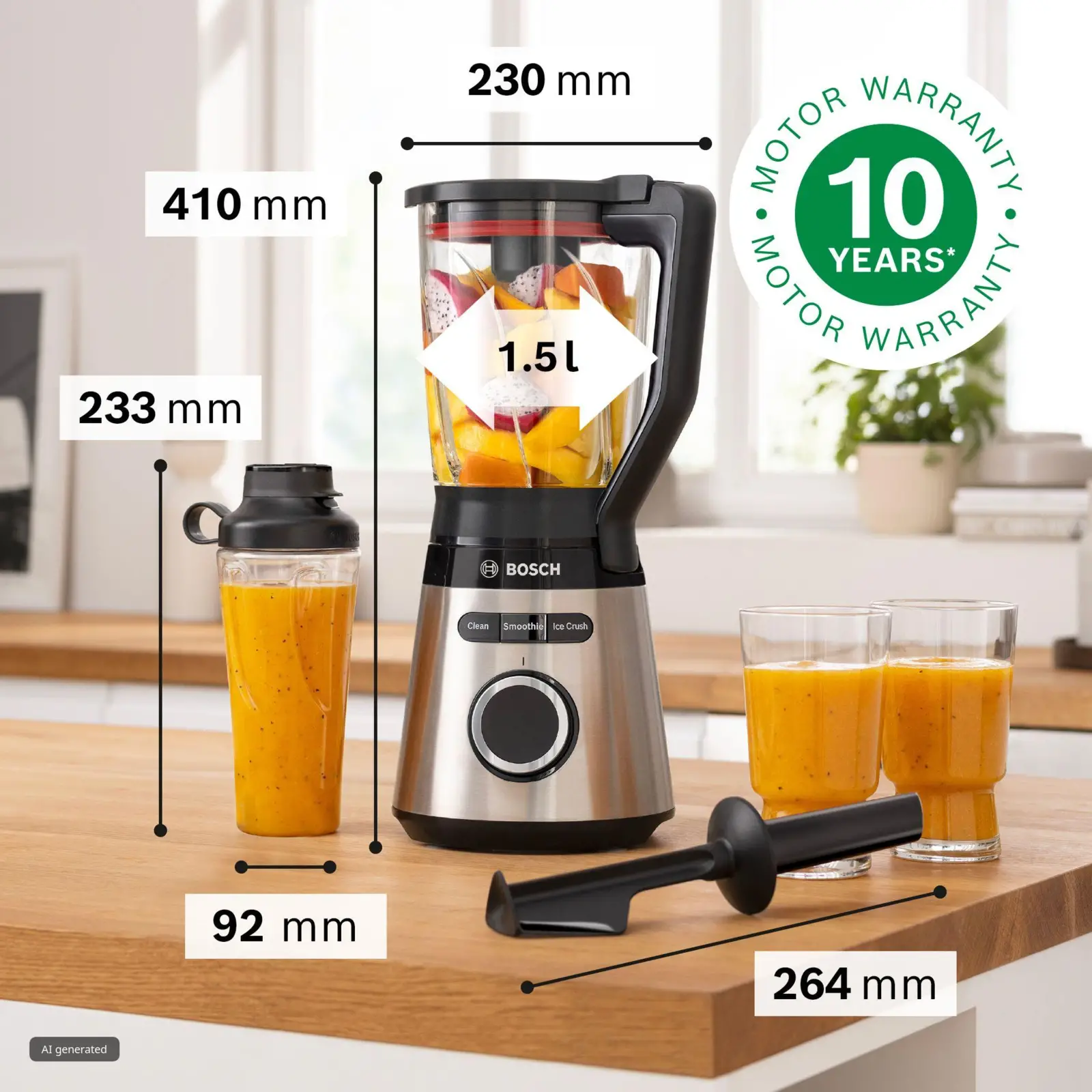 BOSCH MMB4394M Serie 4 VitaPower Blender