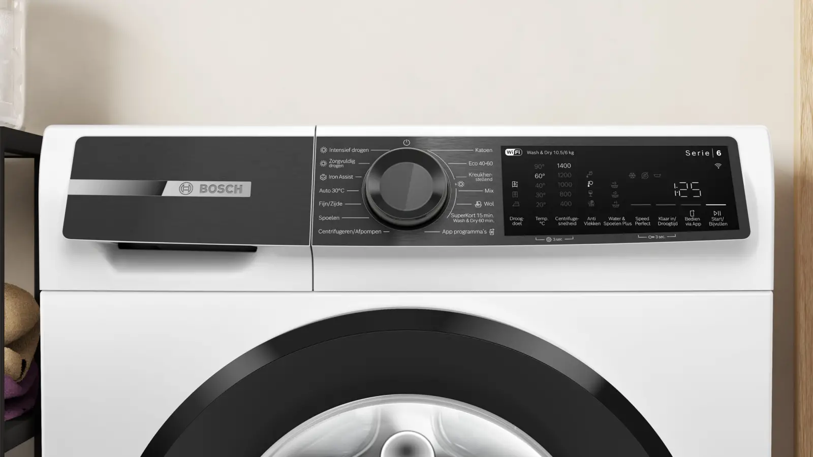 BOSCH WNG25406NL Serie 6 Was-droogcombinatie