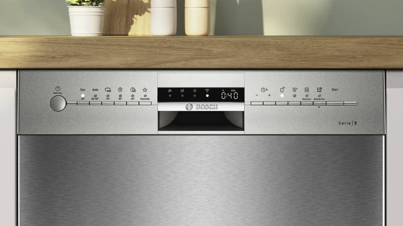 Bosch SMU2ITI68E volledig geïntegreerde vaatwasser