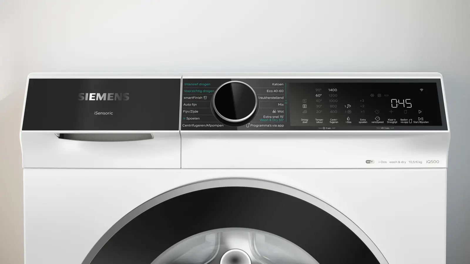 Siemens WN54G2A8NL iQ500 Was-droogcombinatie