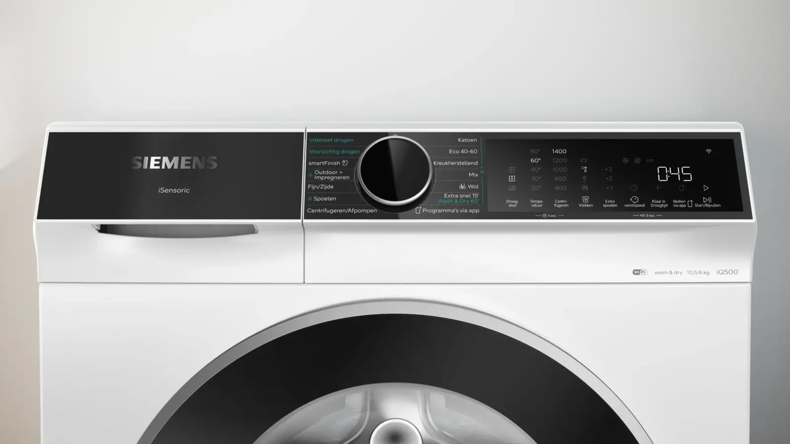 Siemens WN54G206NL iQ500 Was-droogcombinatie